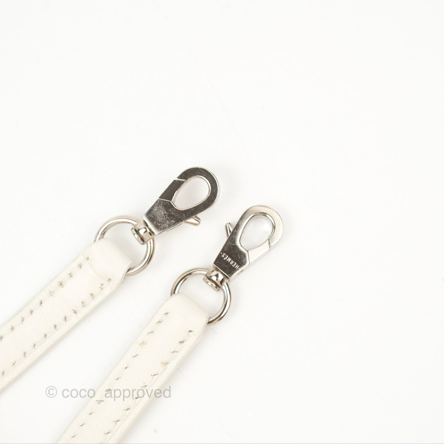Hermès Mini Bolide 1923 White/Lime Evercolor Palladium Hardware
