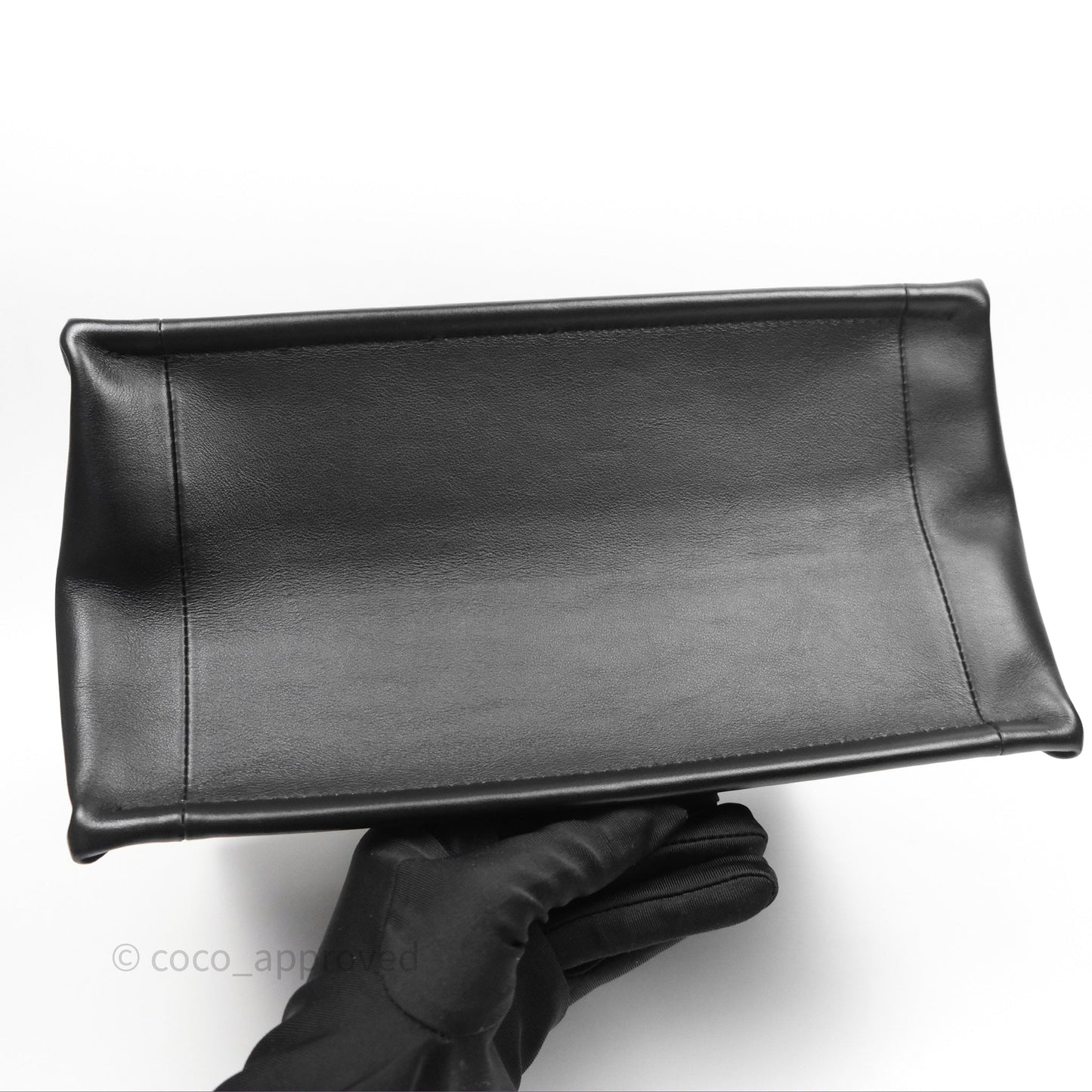Christian Dior Small Dior Book Tote Black Macrocannage Calfskin Gold Hardware