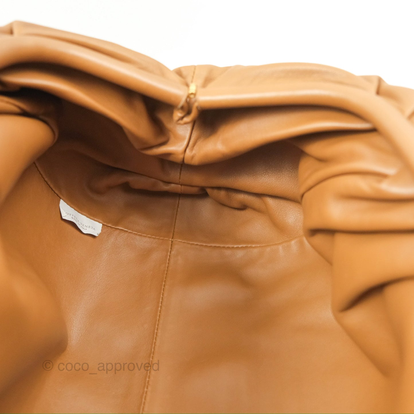 Bottega Veneta The Pouch Camel Butter Calfskin