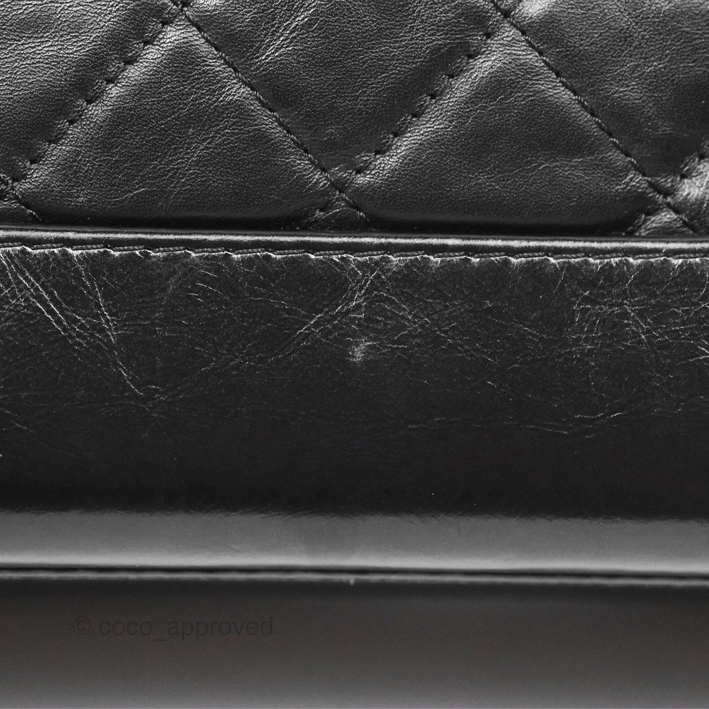 Chanel Small Gabrielle Hobo Quilted Black Aged Calfskin