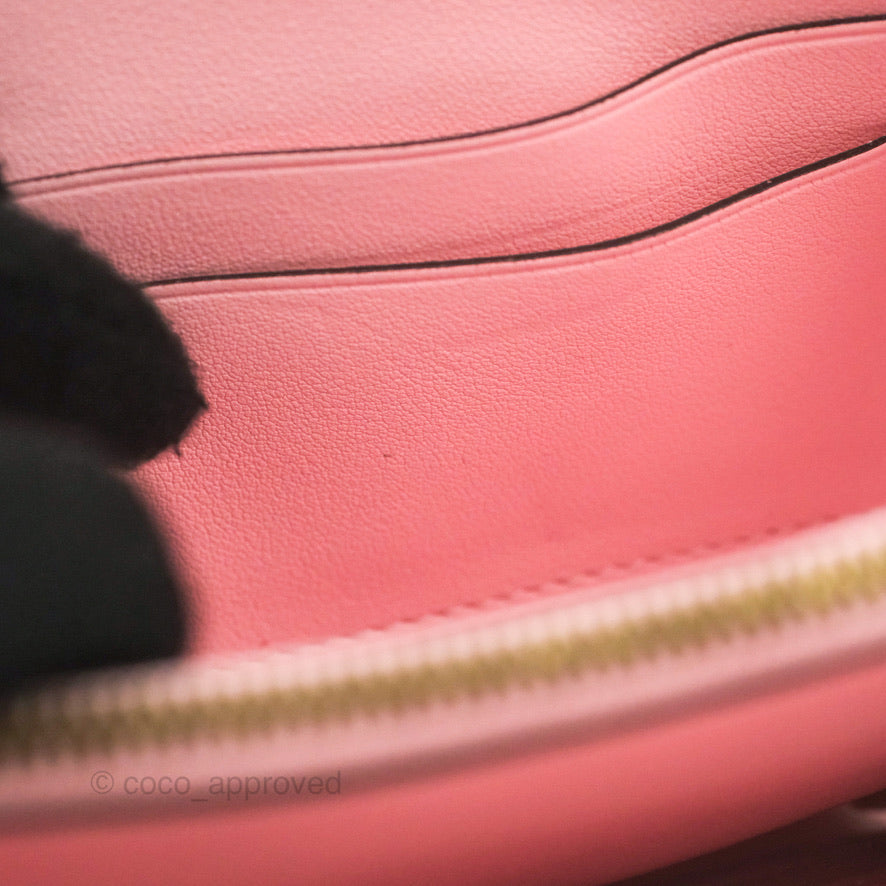 Hermes Swift Mini Convoyeur Craie Rose Sakura