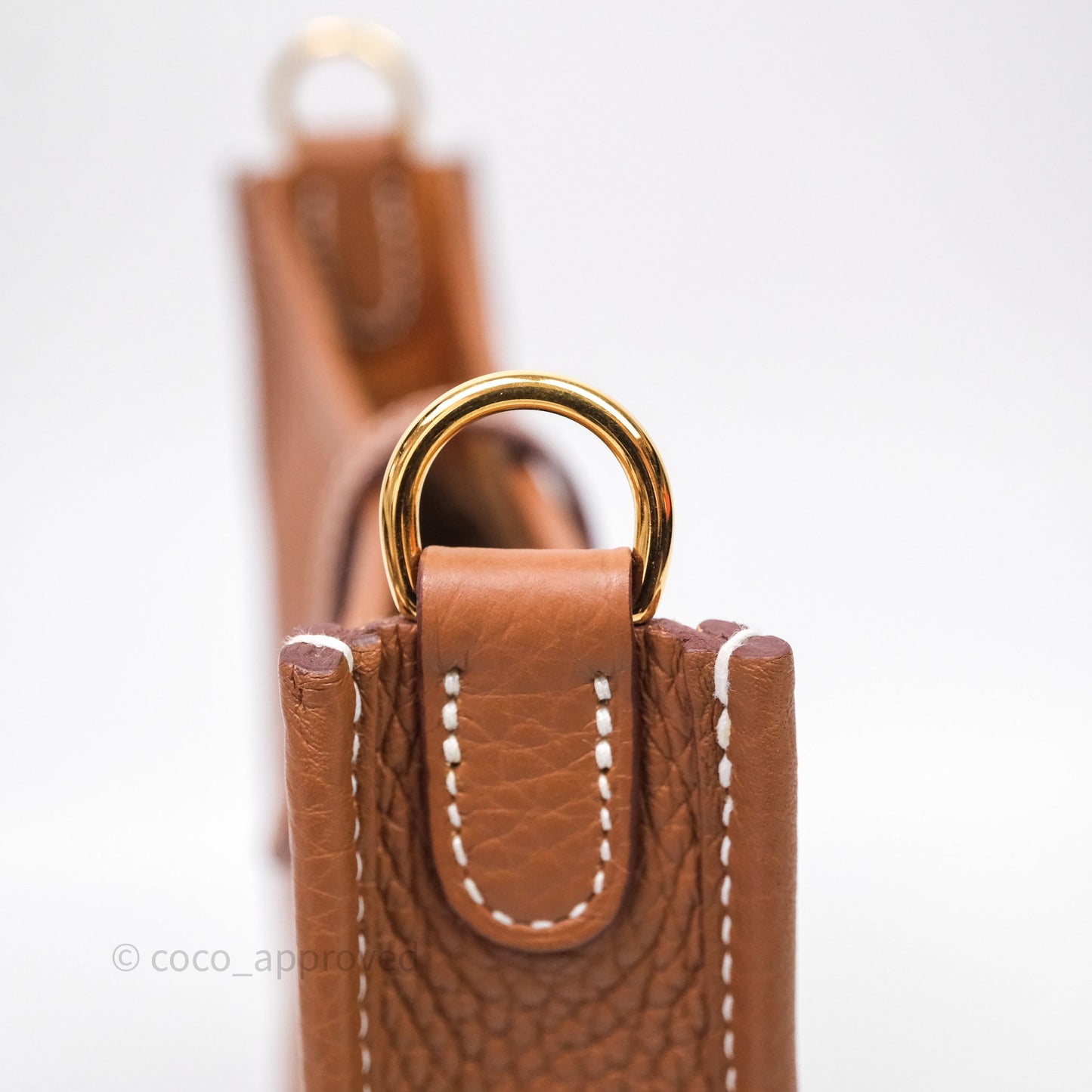 Hermès Mini Evelyne 16 Gold 37 Clemence Gold Hardware