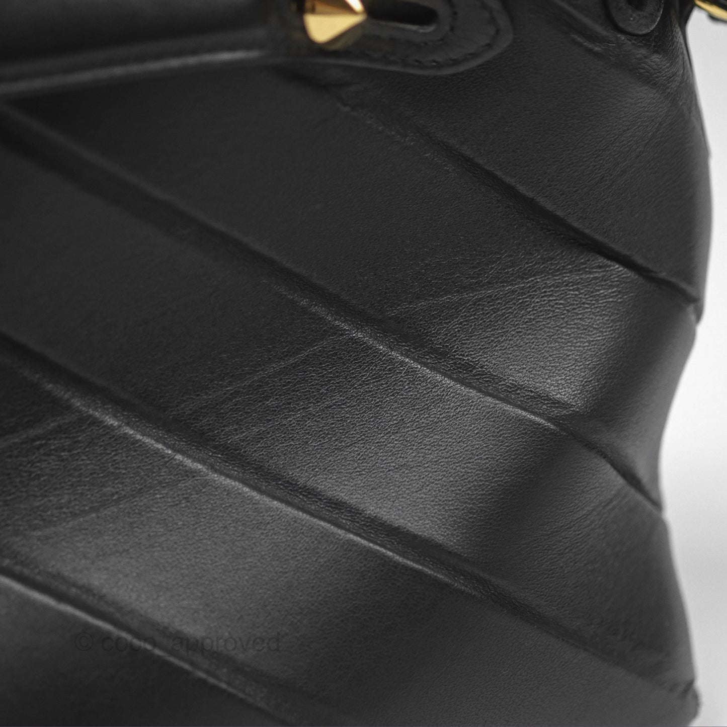 Fendi Medium By The Way Vit. Dolce Bag Black
