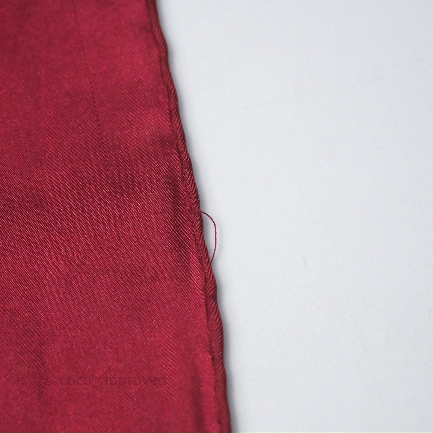 Gucci Bird Printed Scarf Seta Dark Red