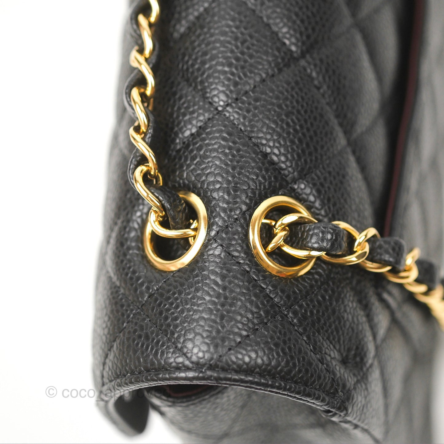 Chanel Classic Small S/M Flap Black Caviar Gold Hardware