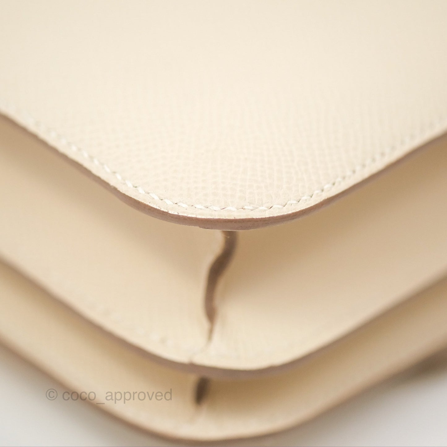 Hermès Constance Mini 18cm Craie Epsom Gold Hardware