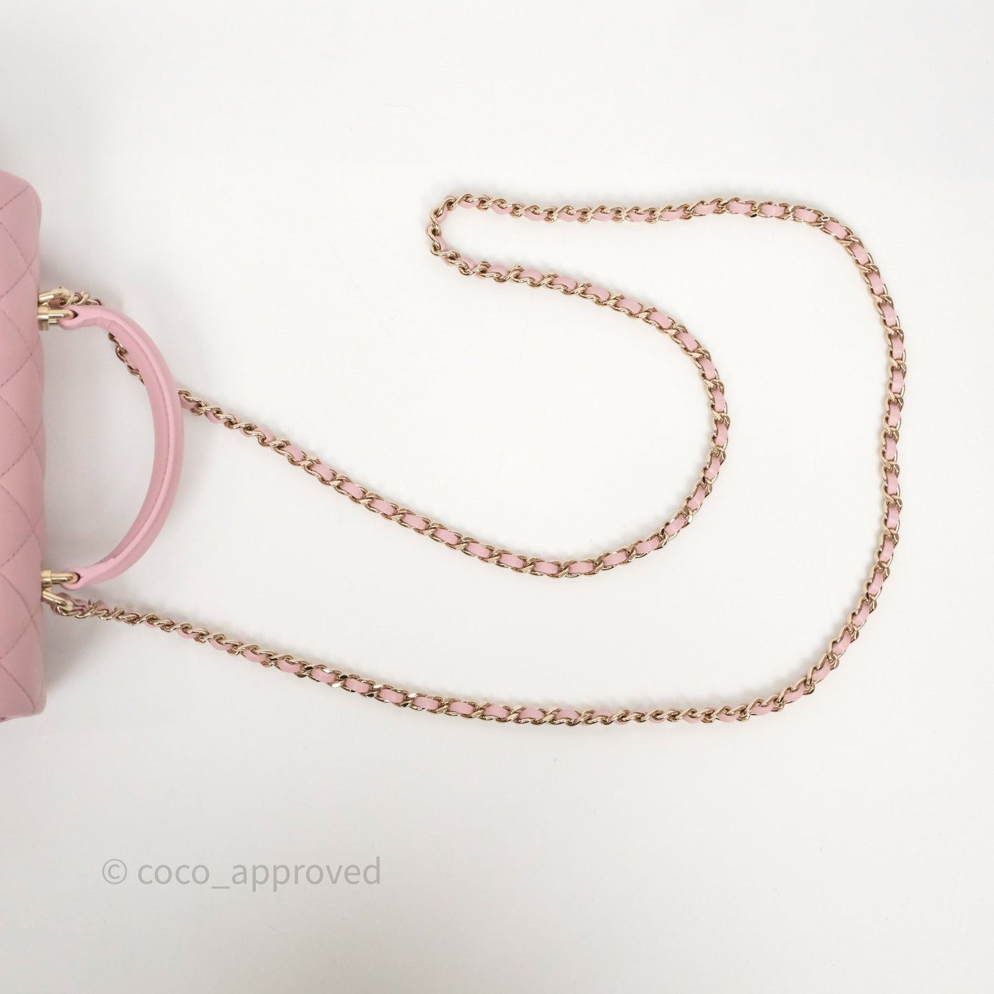Chanel Top Handle Mini Rectangular Flap Lilac Pink Lambskin Gold Hardware