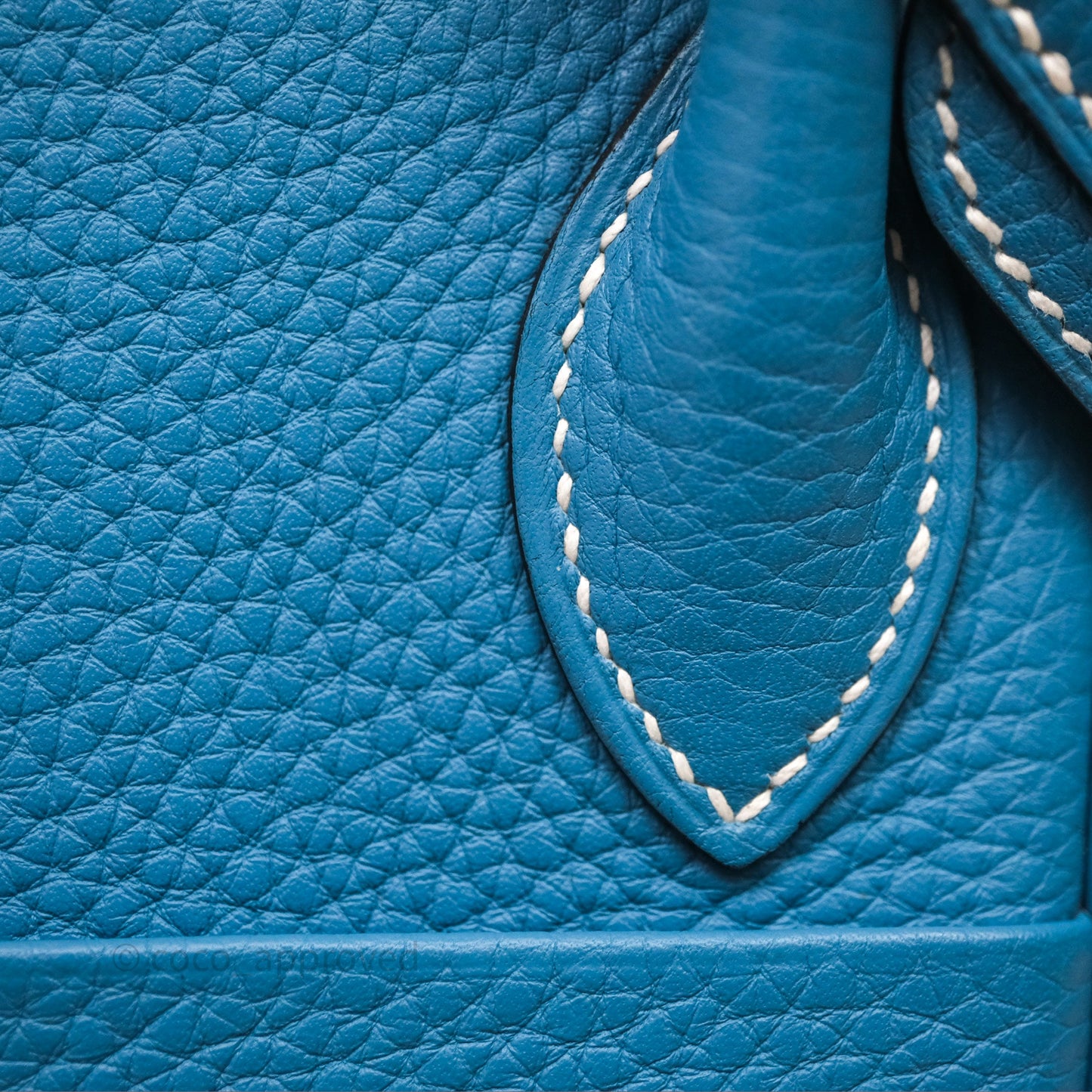 Hermès Lindy 30 Bleu Jean 75 Clemence Palladium Hardware