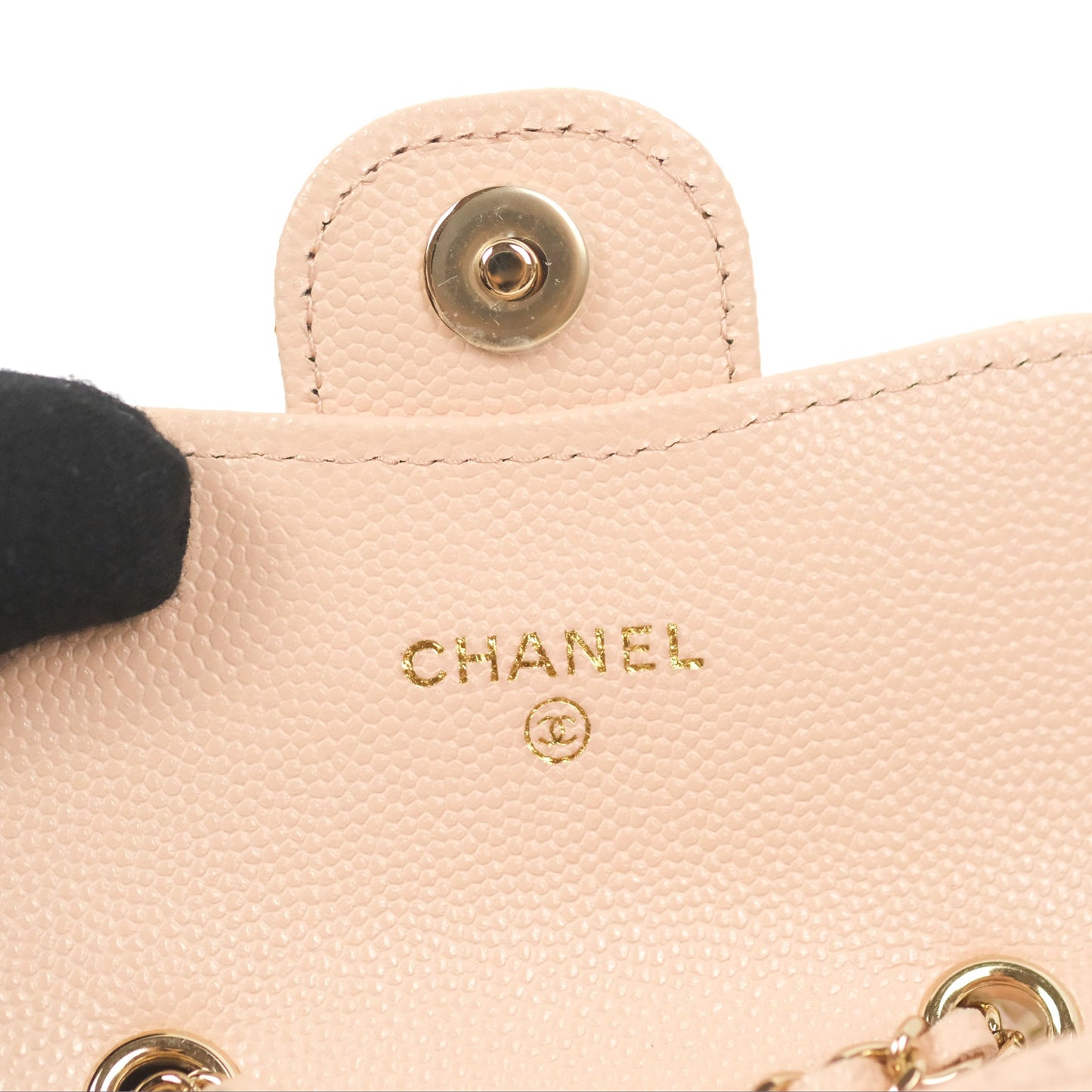 Chanel Classic Quilted Belt Bag Light Pink Caviar Gold Hardware