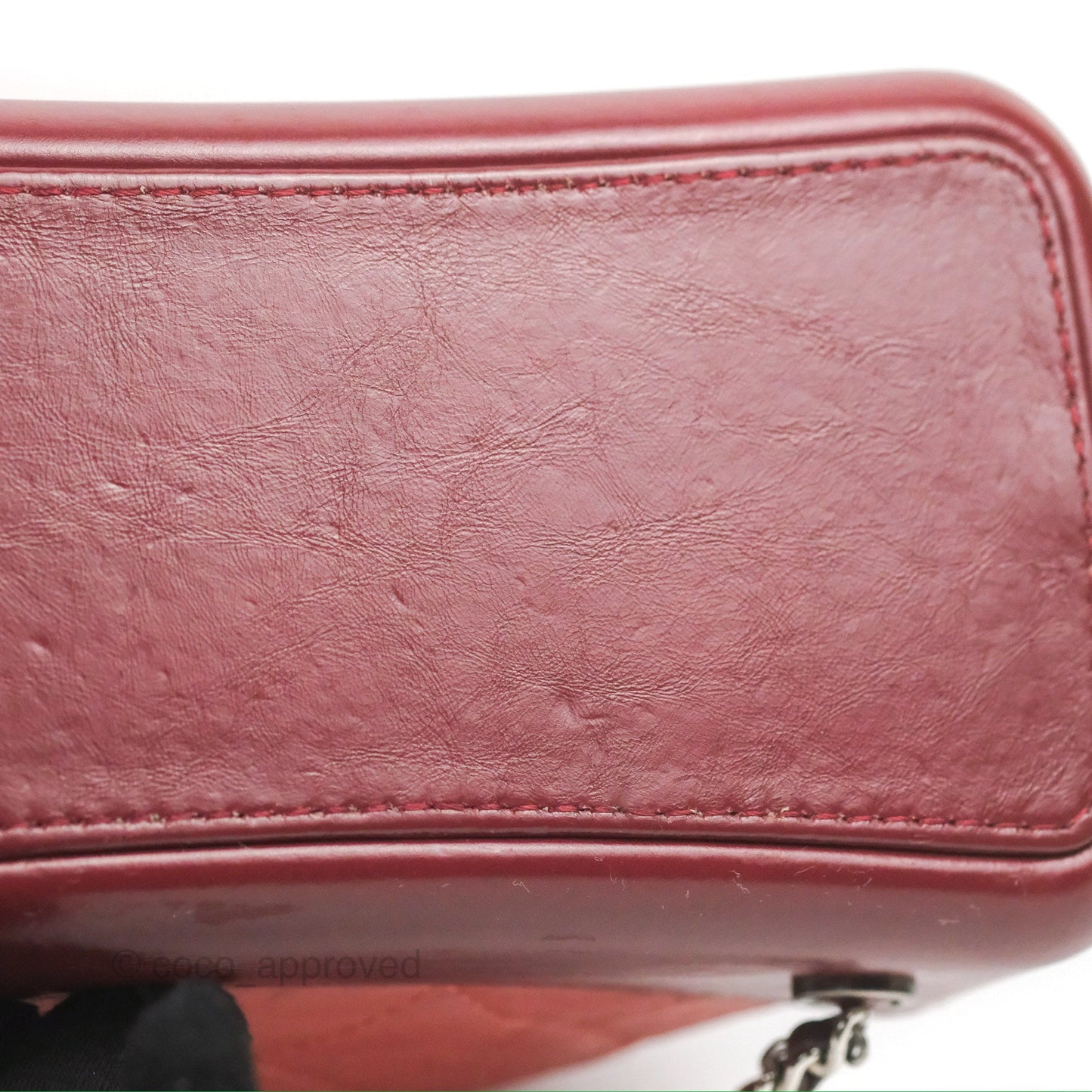 Chanel Medium Gabrielle Backpack Quilted Red Aged Calfskin