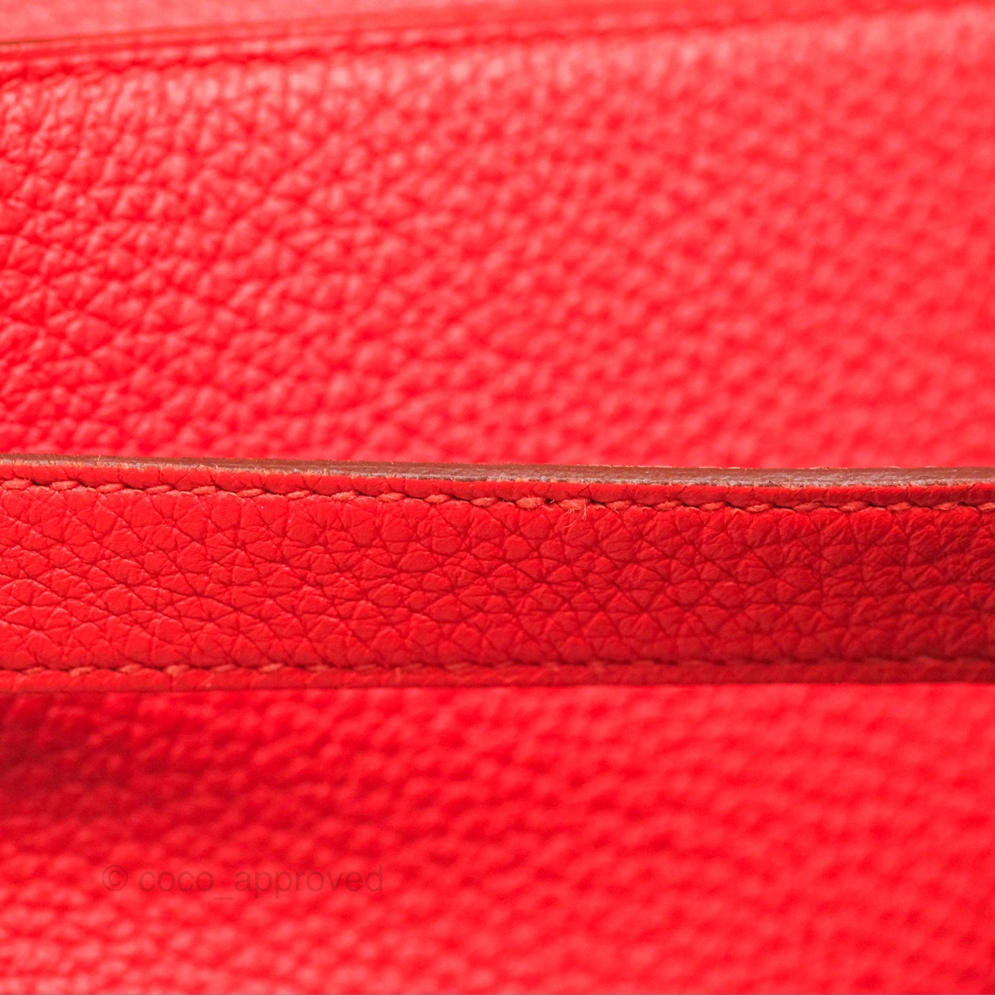 Hermès Kelly 32 Retourne Rose Jaipur Clemence Palladium Hardware