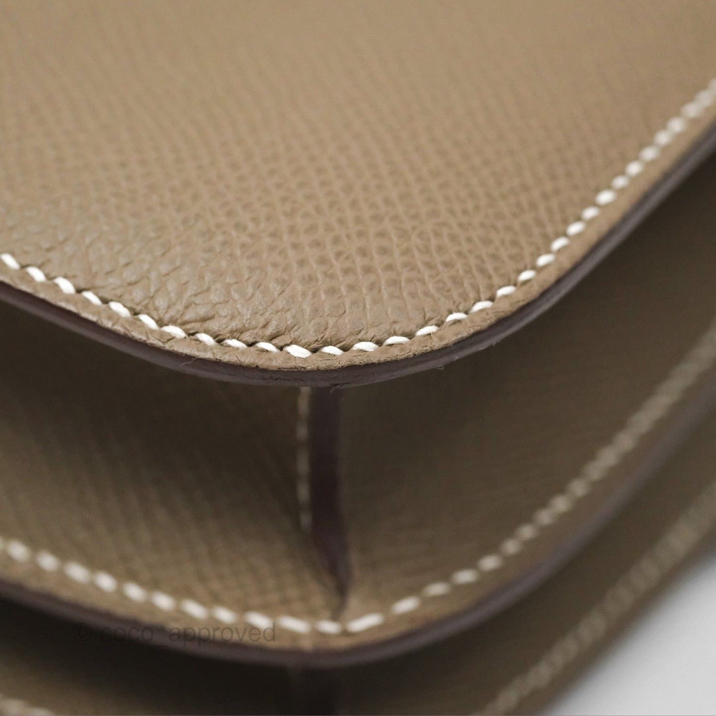 Hermès Constance Mini 18cm Mirror Etoupe Epsom Rose Gold Hardware