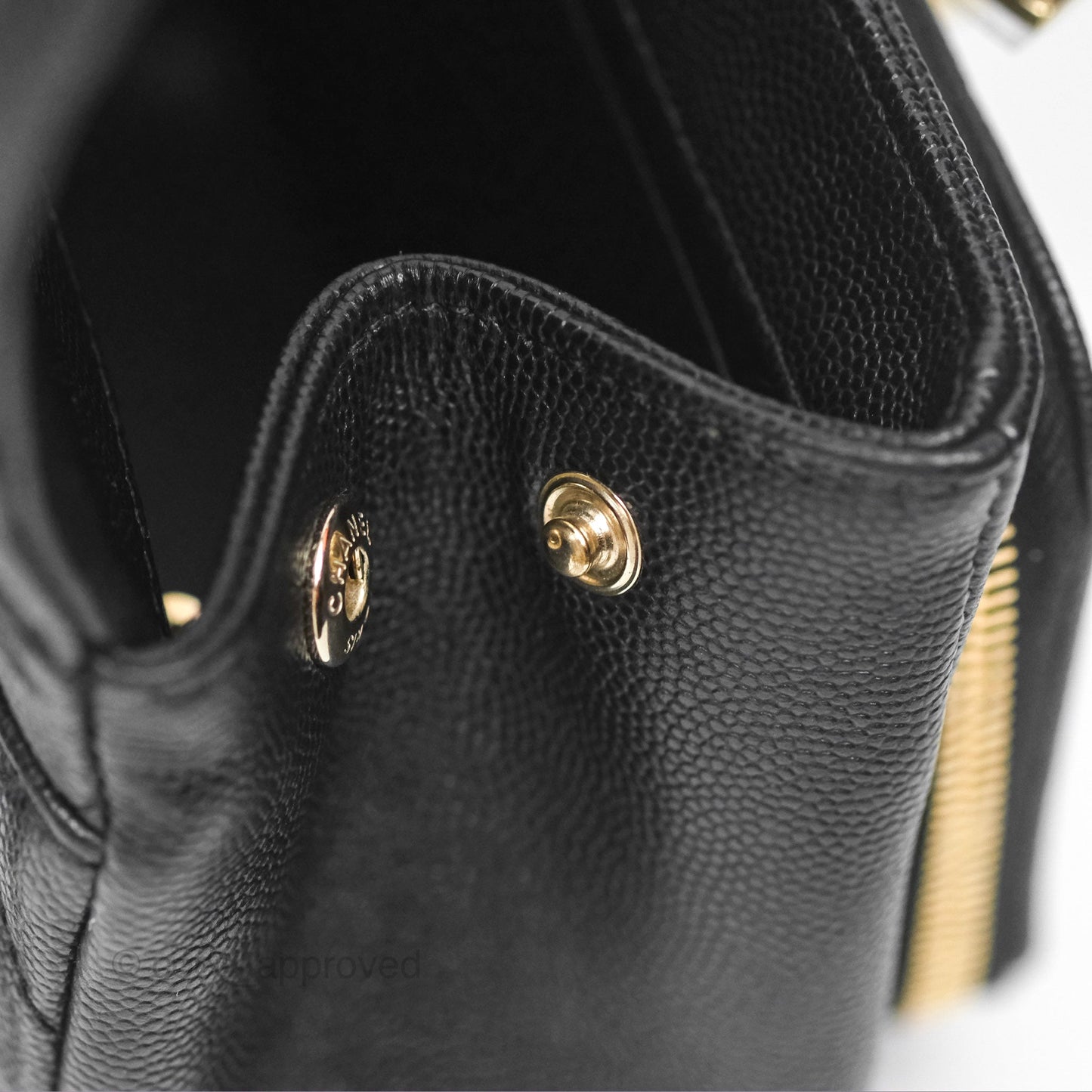 Chanel Quilted Small Business Affinity Flap Black Caviar Gold Hardware
