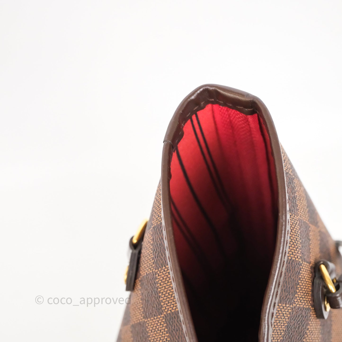Louis Vuitton Neverfull MM Tote Bag Damier Ebene Canvas