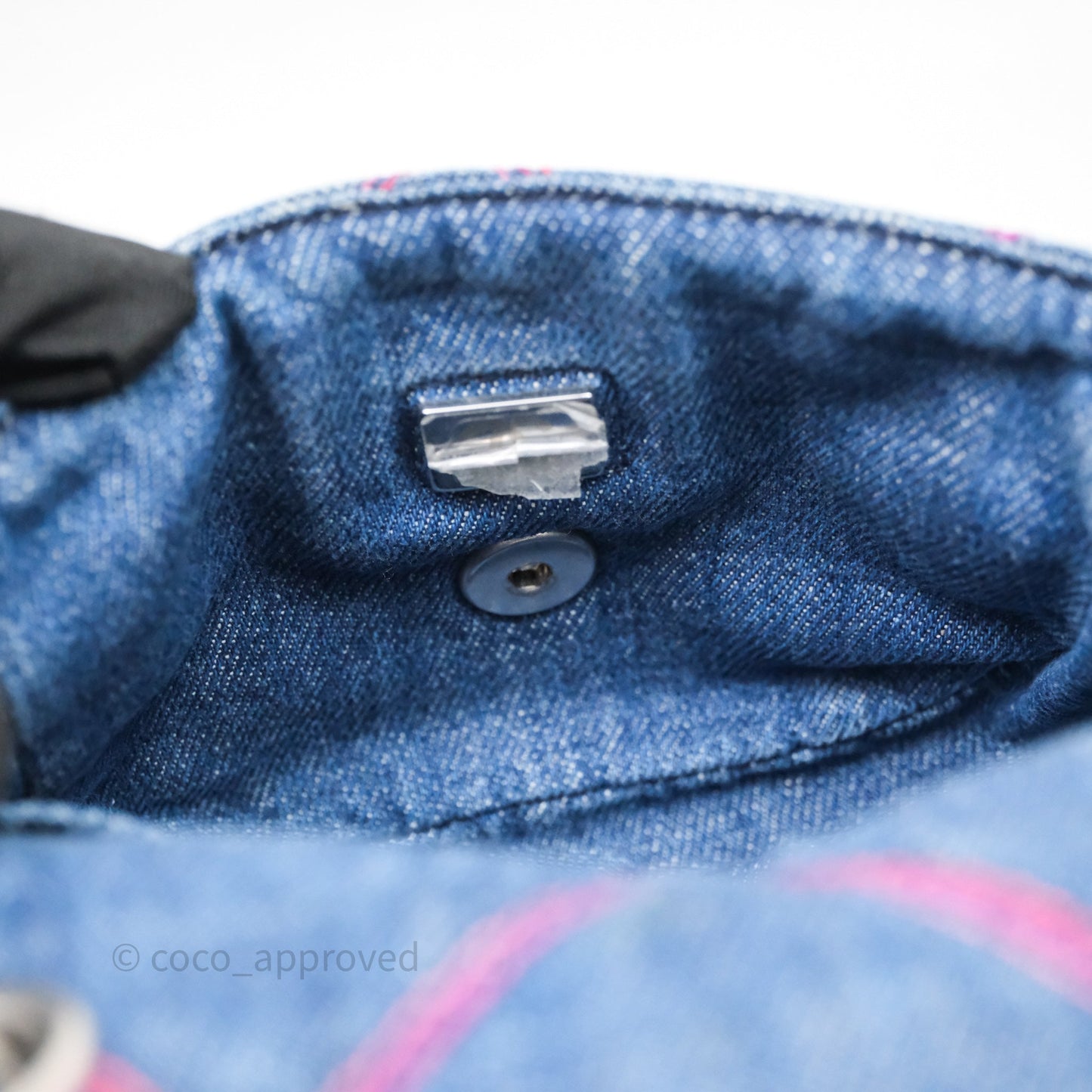 Chanel Coco Beach Flap Bag Denim Silver Hardware