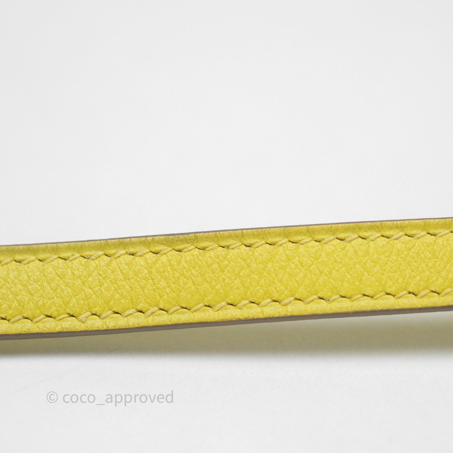 Hermès Roulis Mini 18 Lime 9R Evercolor Gold Hardware