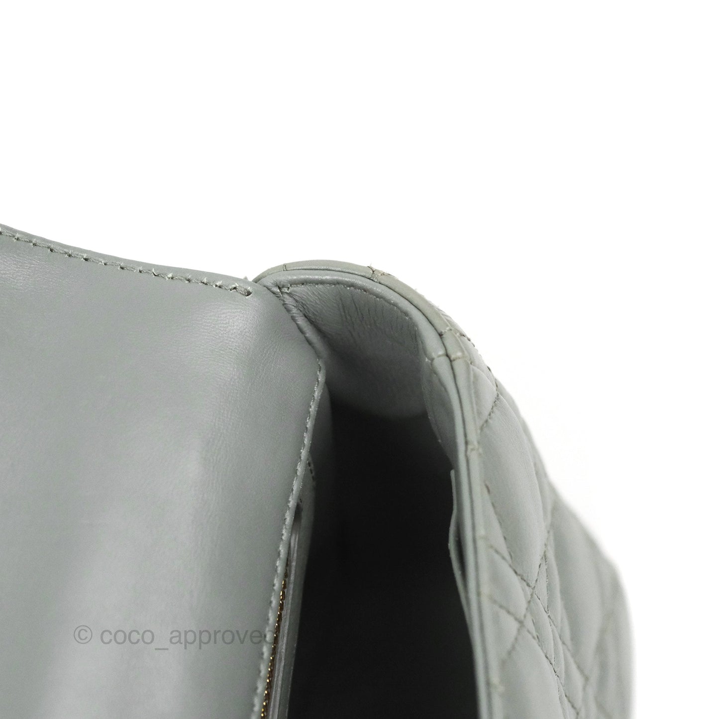 Dior Small Caro Bag Stone Gray Supple Cannage Calfskin