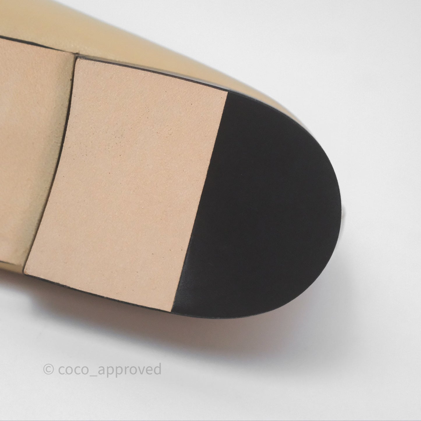 Chanel Ballerina Flats Black/Beige Size 38