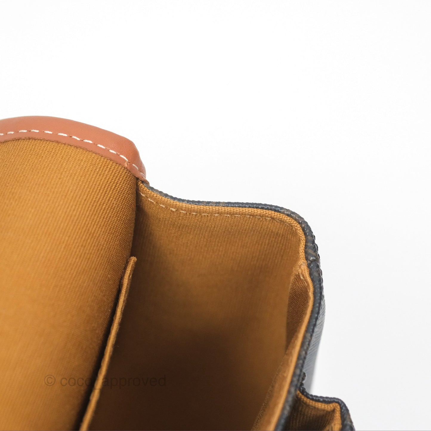 Celine Medium Folco Bag Triomphe Canvas Tan