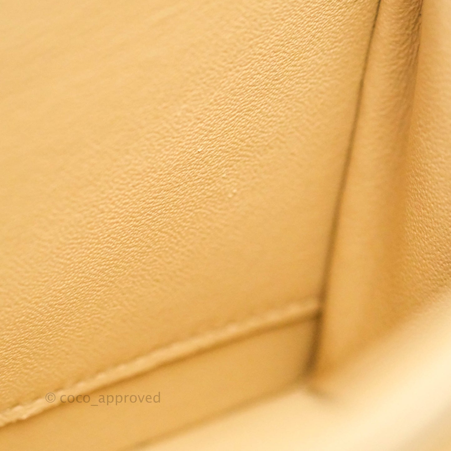 Chanel Classic M/L Medium Double Flap Beige Caviar Gold Hardware