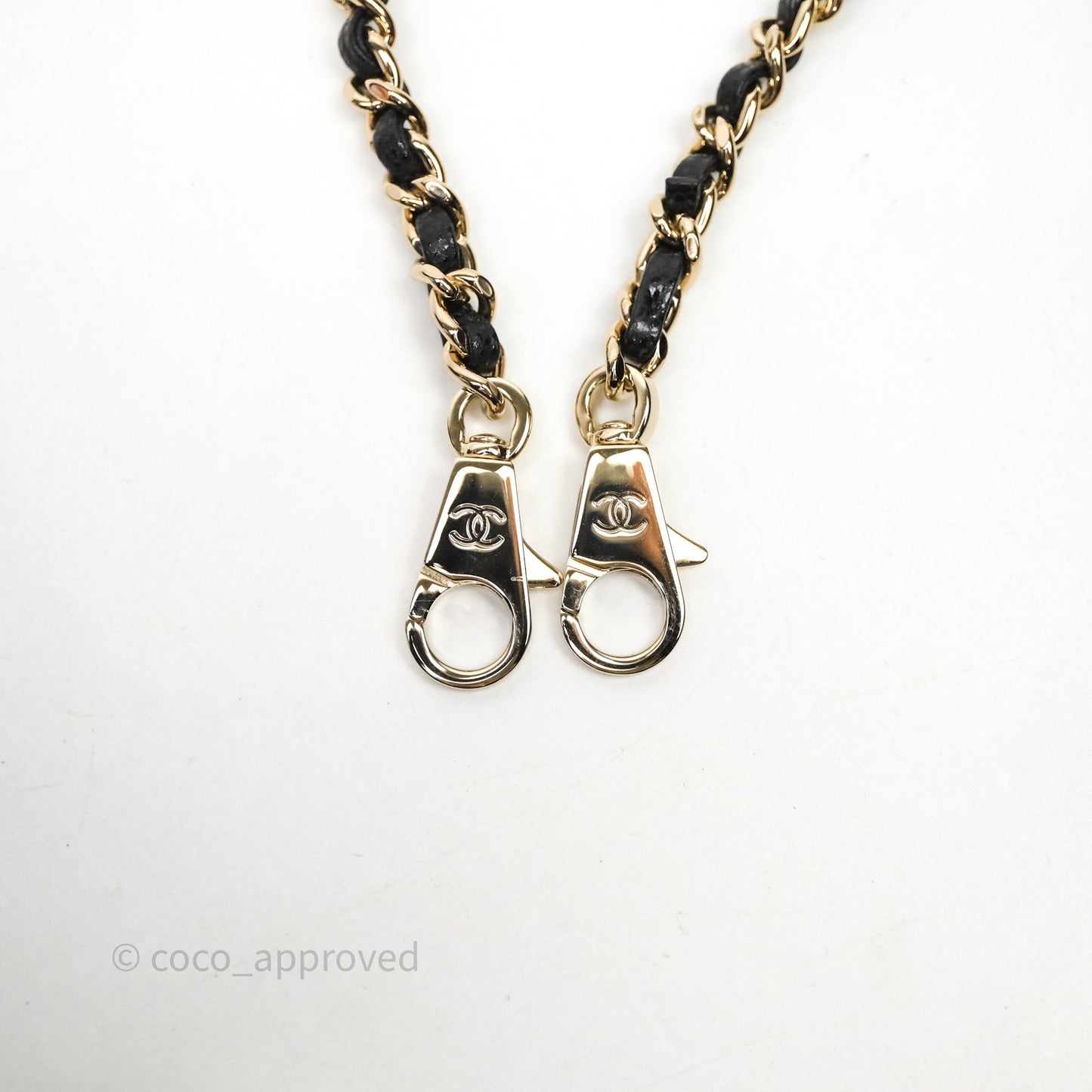 Chanel Mini Coco Handle Quilted Black Caviar Light Gold Hardware Lizard Embossed Handle