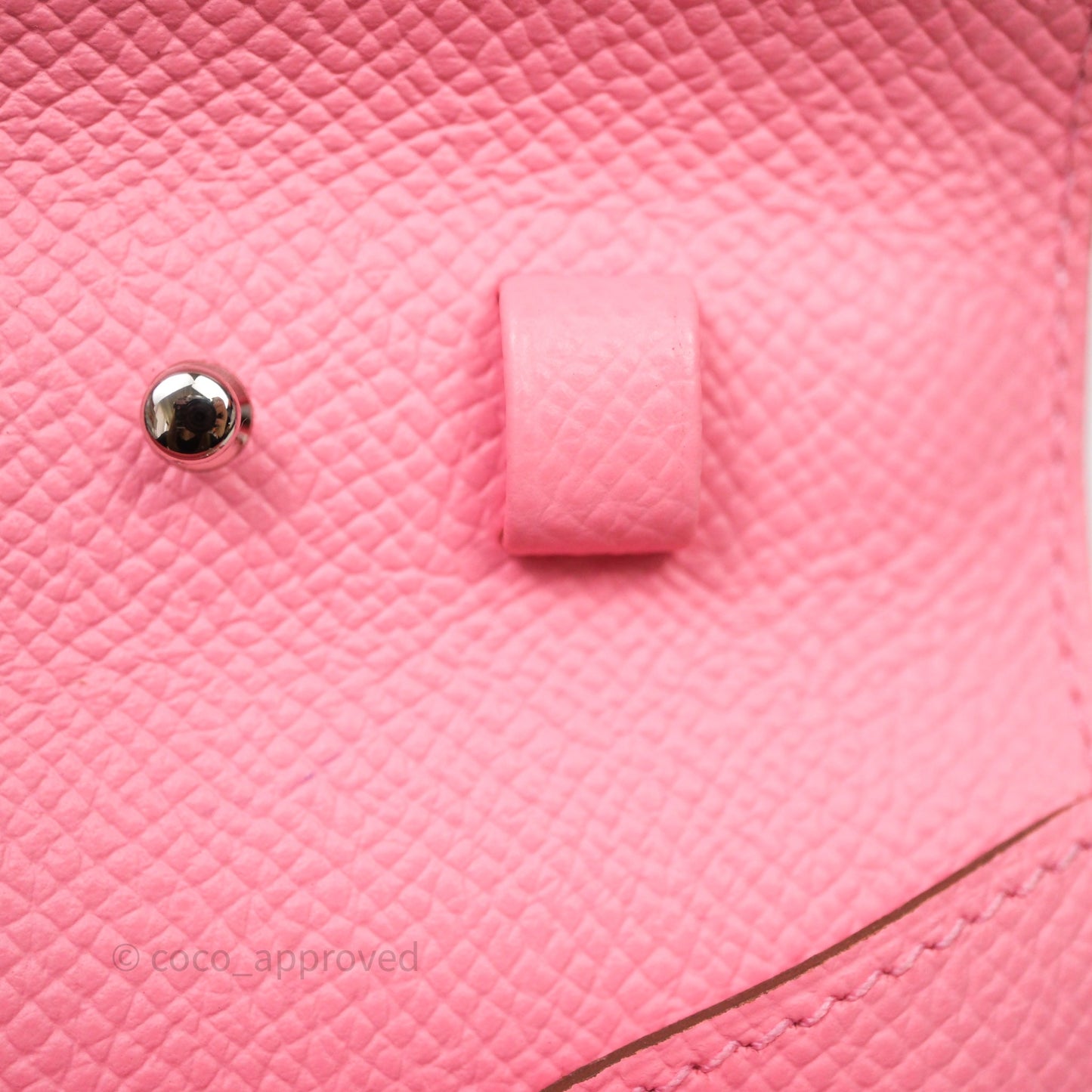 Hermès Kelly To Go Wallet Rose Confetti Epsom Palladium Hardware