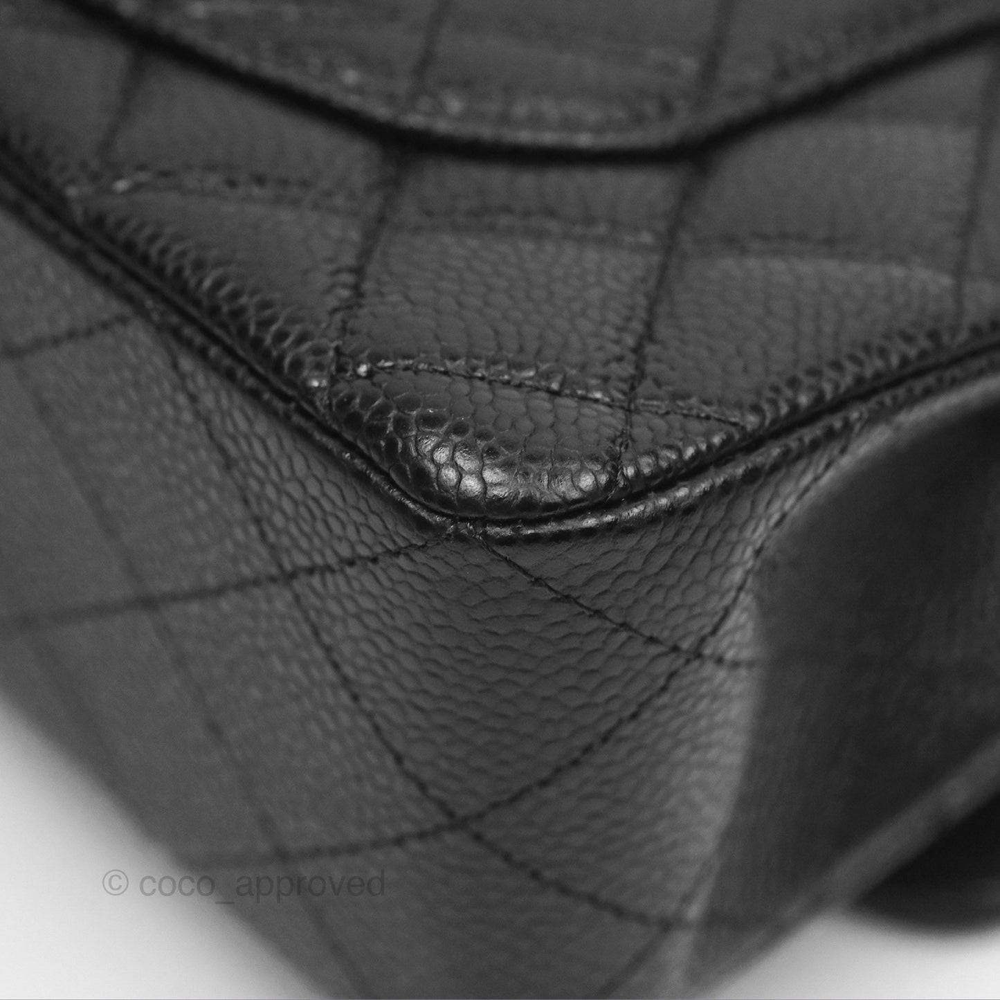 Chanel Small Classic Flap Quilted Black Caviar Gold Hardware