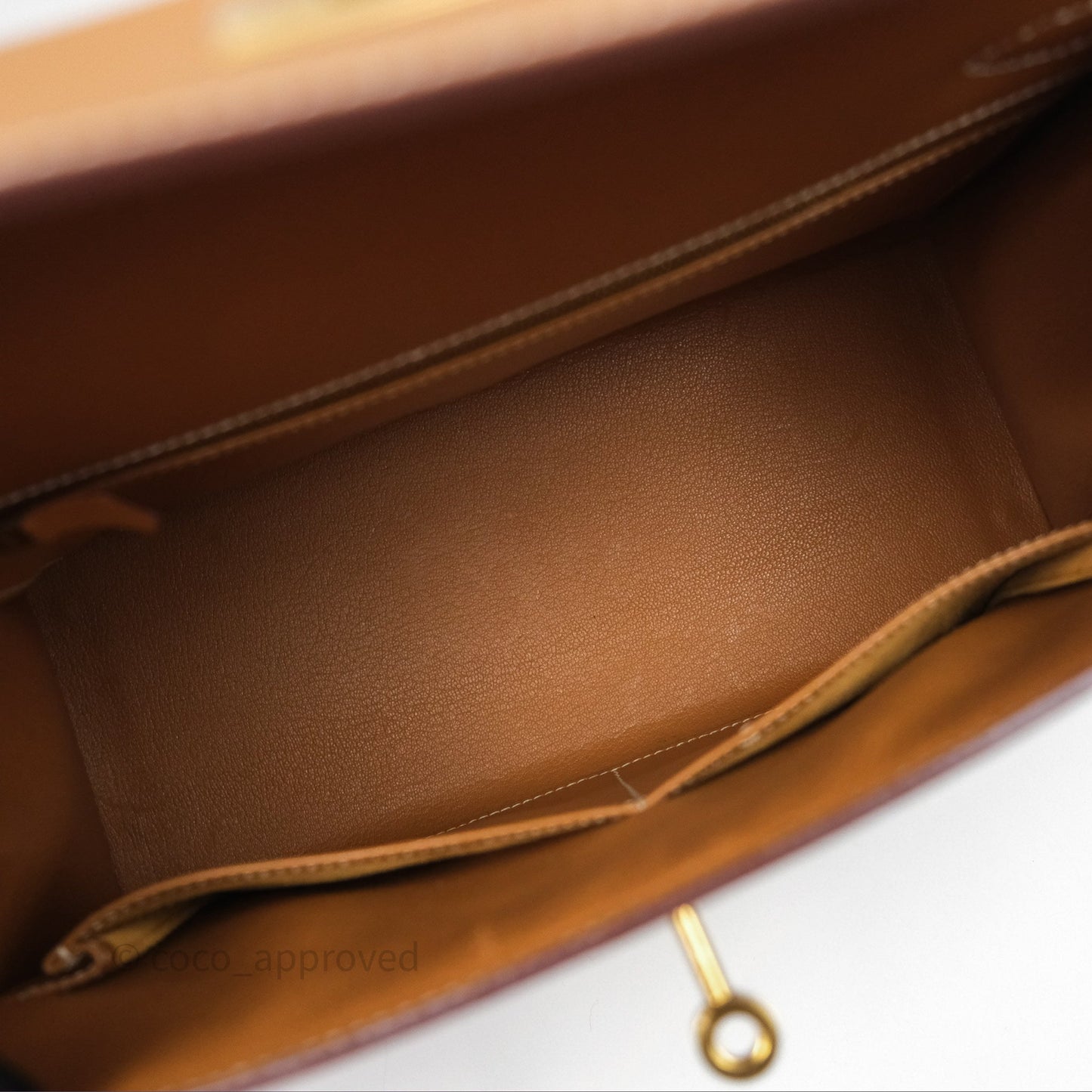 Hermès Kelly II 28 Sellier Gold 37 Chamonix Leather Gold Hardware