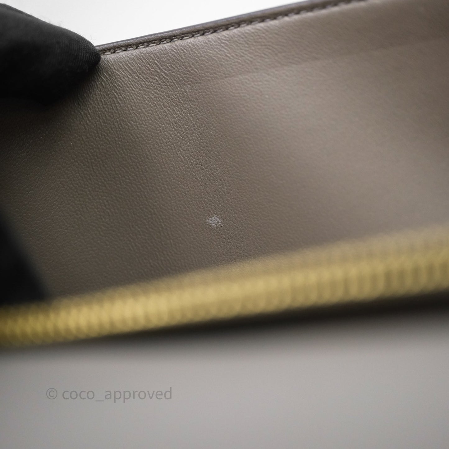 Hermès Constance Long To Go Wallet Gris Meyer 0L Epsom Gold Hardware