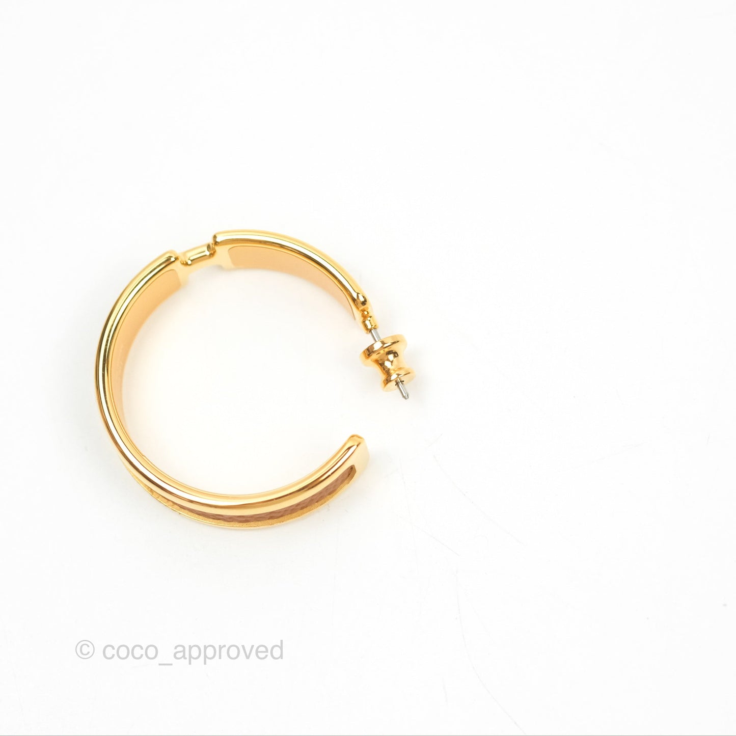 Hermès Olympe Earrings Gold Gold Hardware