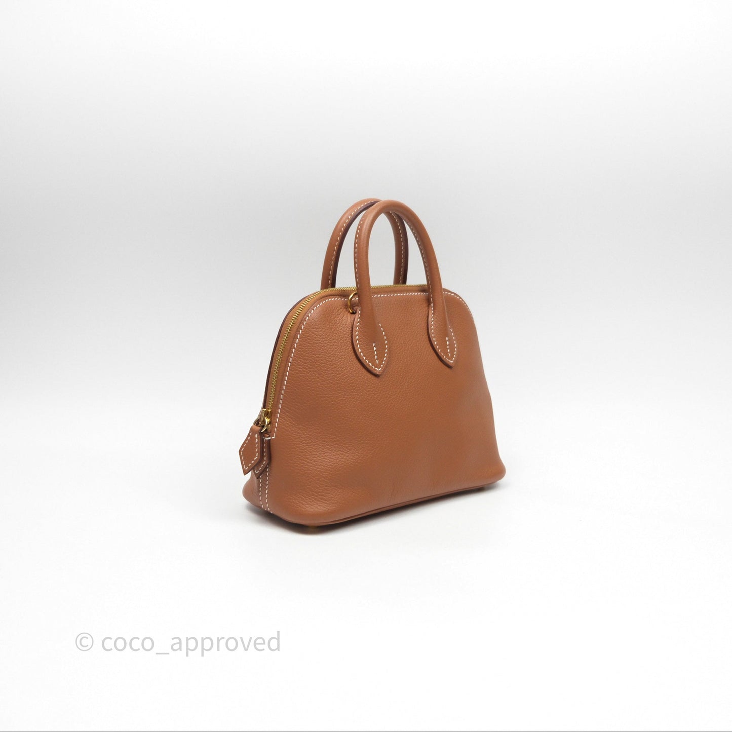 Hermès Bolide Mini 1923 Gold 37 Evercolor Gold Hardware
