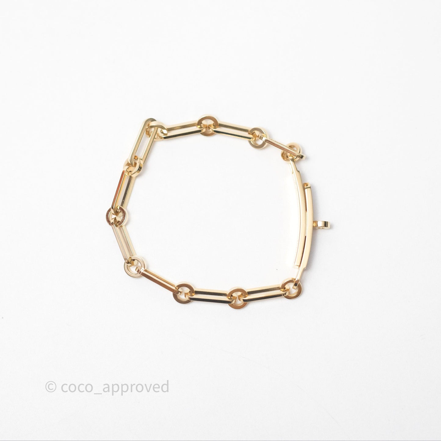 Hermès Kelly Chaine Bracelet Small Model Diamond Gold Hardware