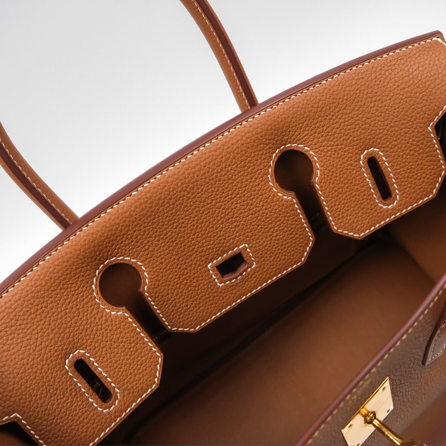 Hermès Birkin 30 Retourne Gold 37 Togo Gold Hardware