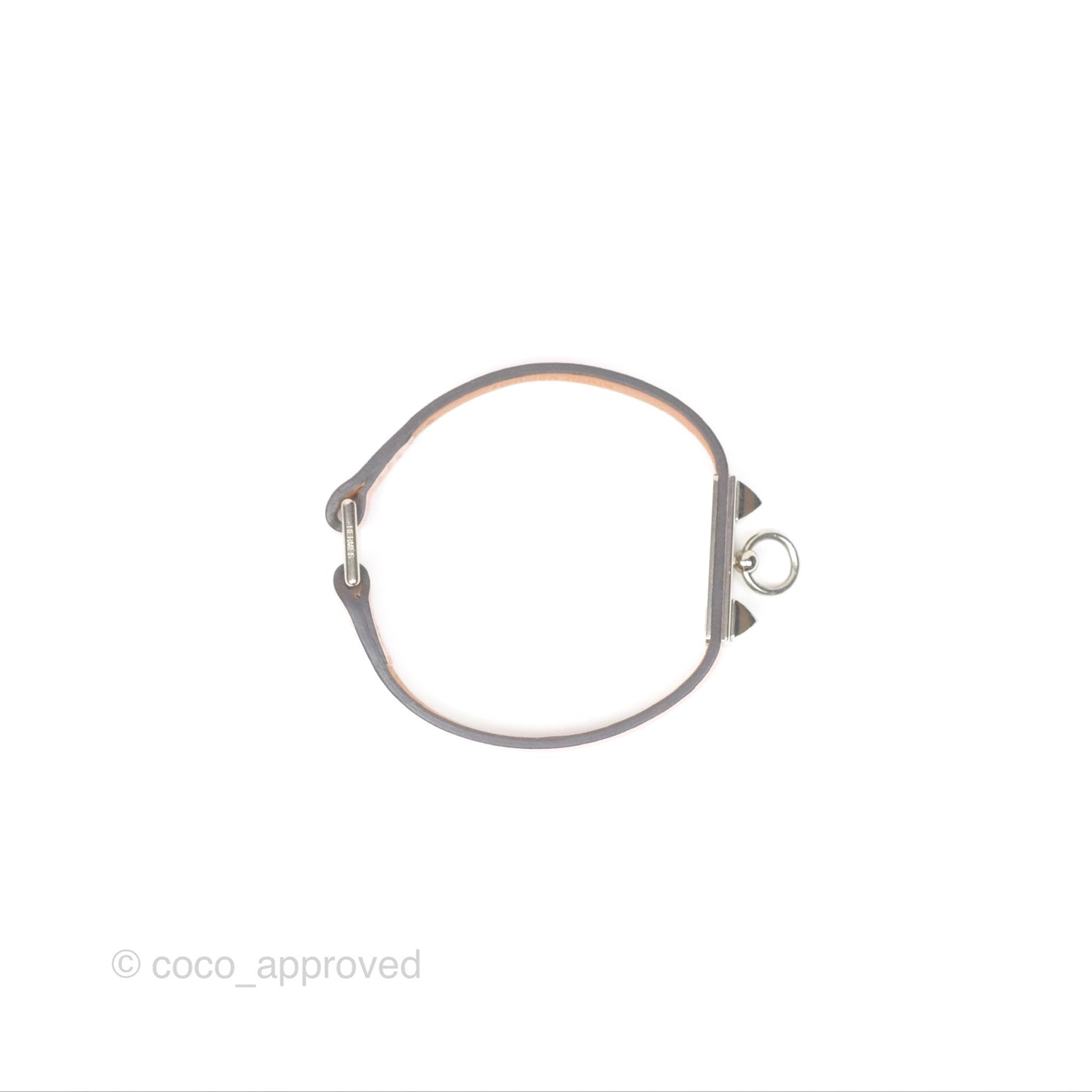 Hermès Rivale Mini Bracelet Rose Sakura Swift Palladium Hardware