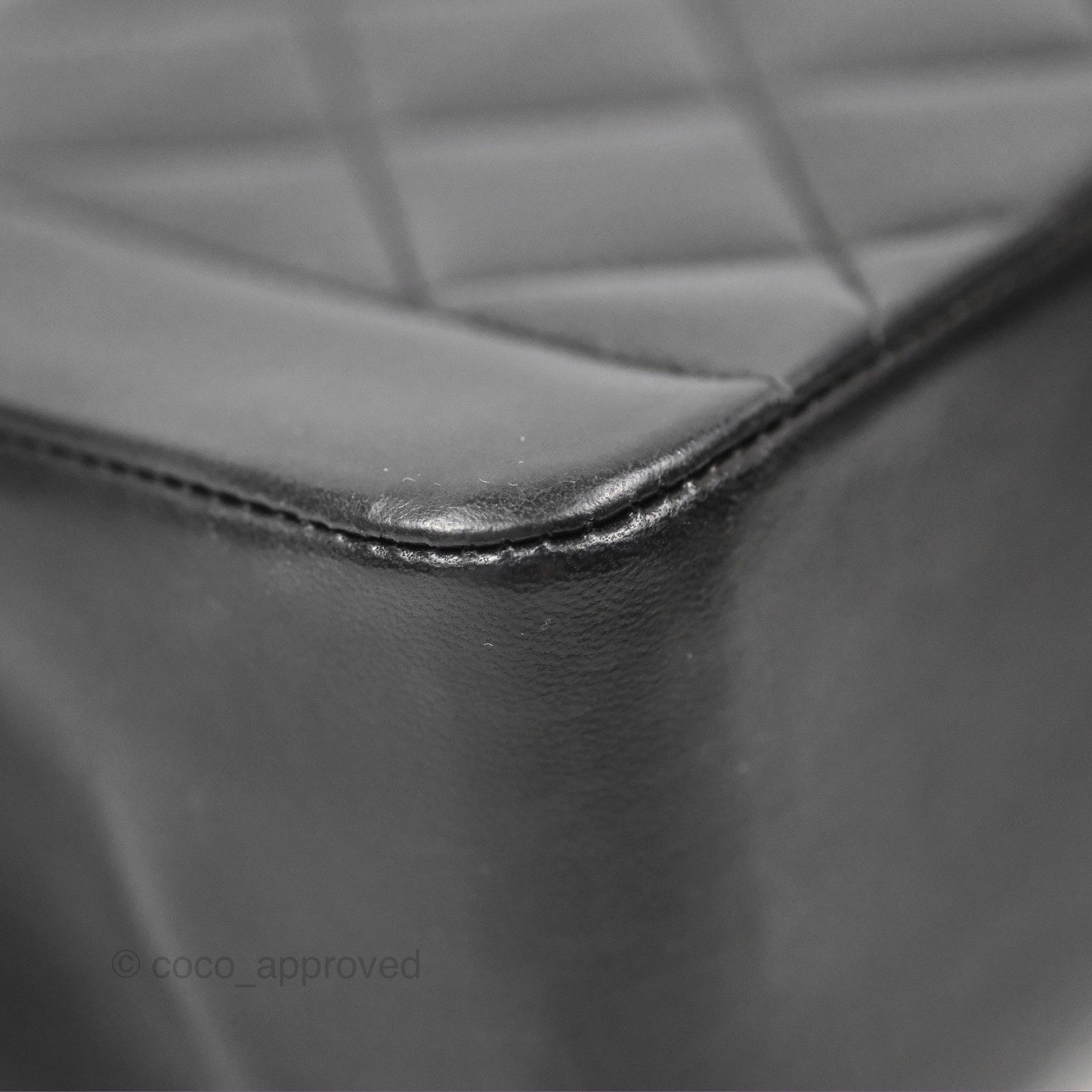 Chanel Vintage Small Quilted Classic Diana Flap Bag Black Lambskin 24K Gold Hardware