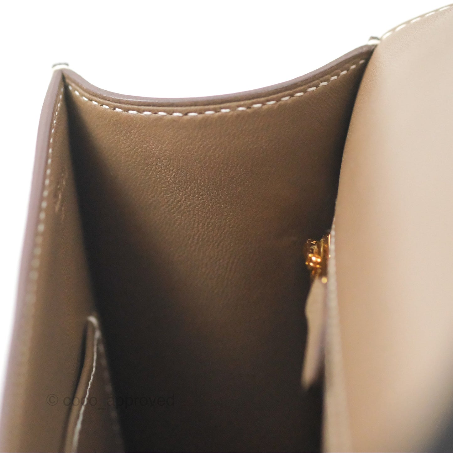 Hermès Constance 24 with Mirror Etoupe Epsom Gold Hardware