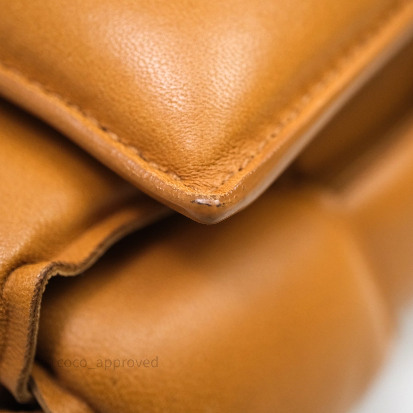Bottega Veneta Padded Cassette Camel Lambskin