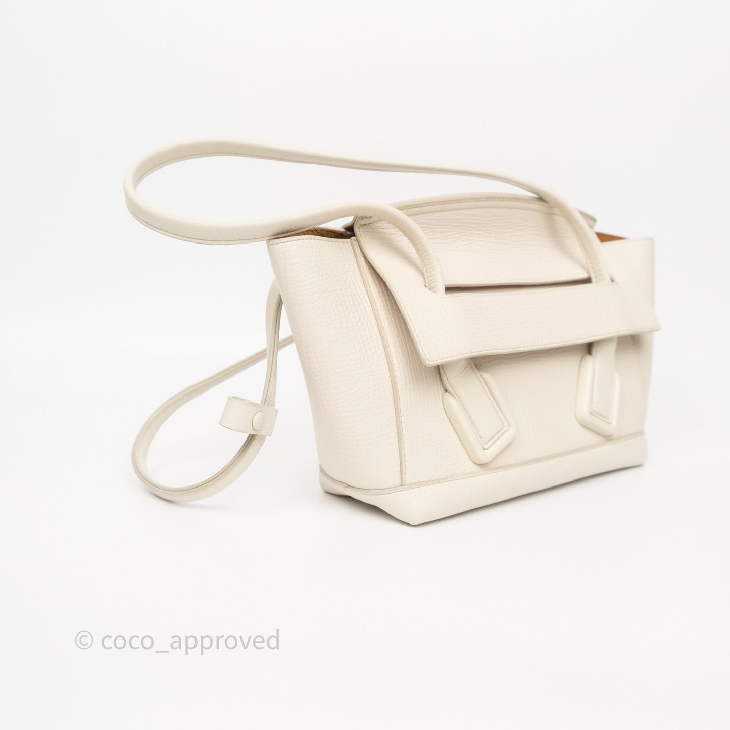 Bottega Veneta Small Arco Plaster Grainy Calfskin