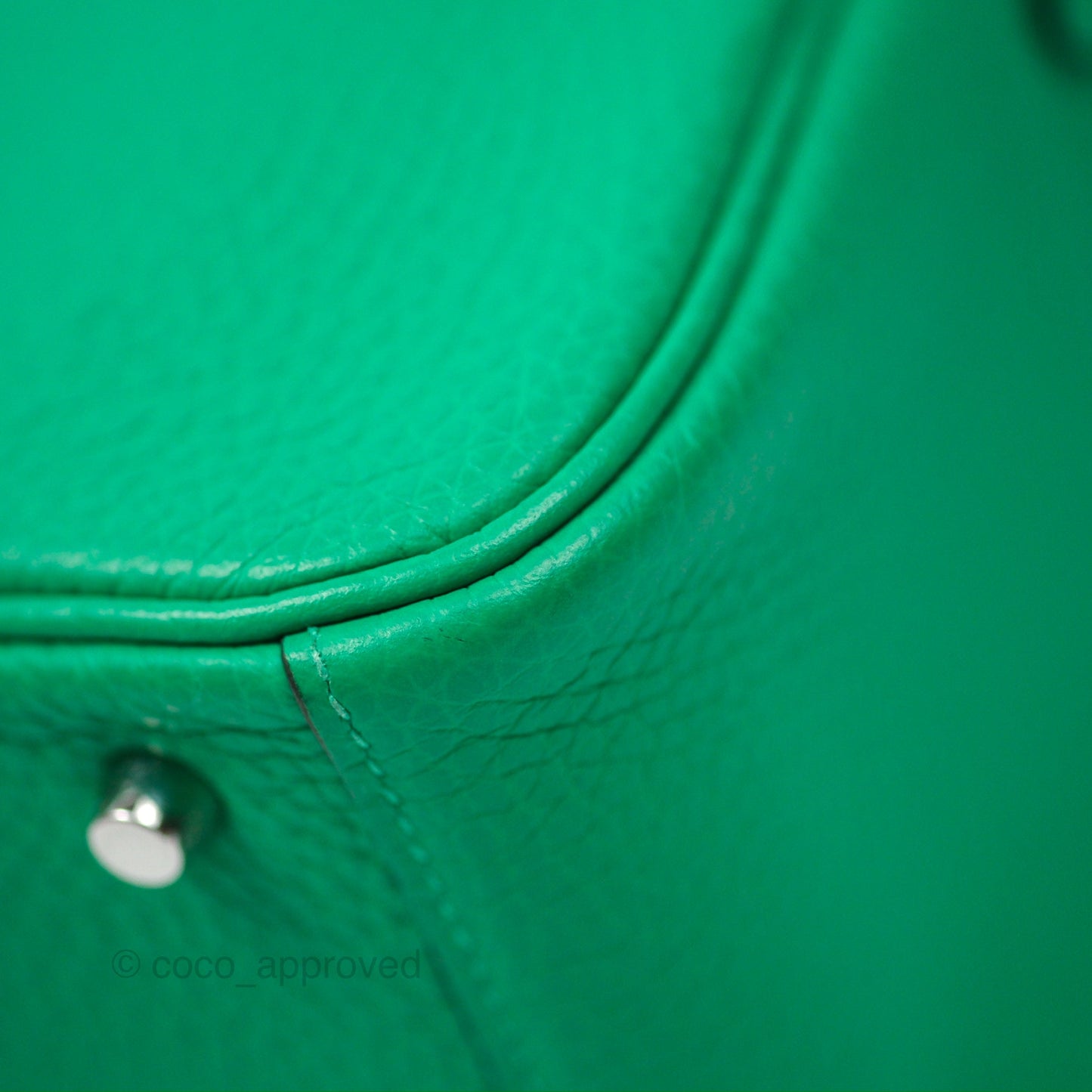 Hermès Mini Lindy 20 Menthe 6W Clemence Palladium Hardware
