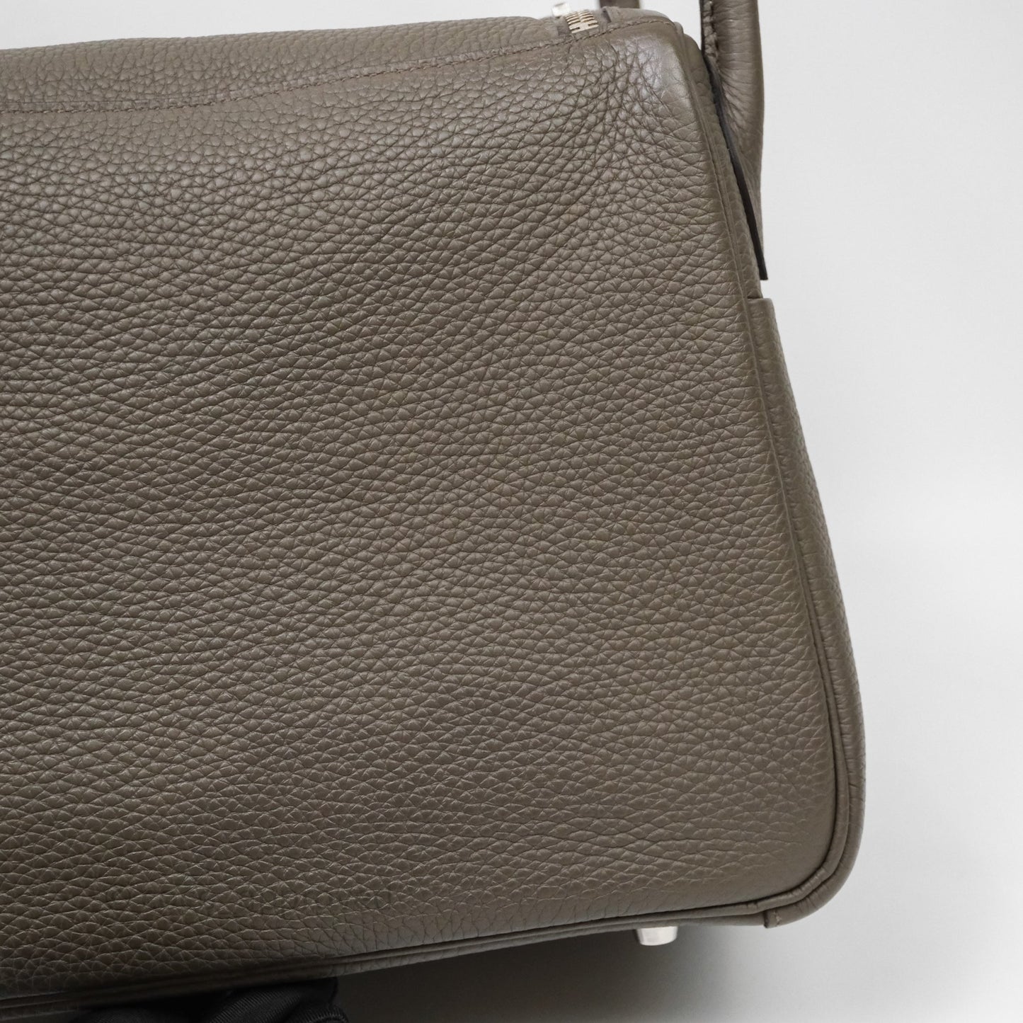Hermès Lindy 30 Etain 8F Clemence Palladium Hardware
