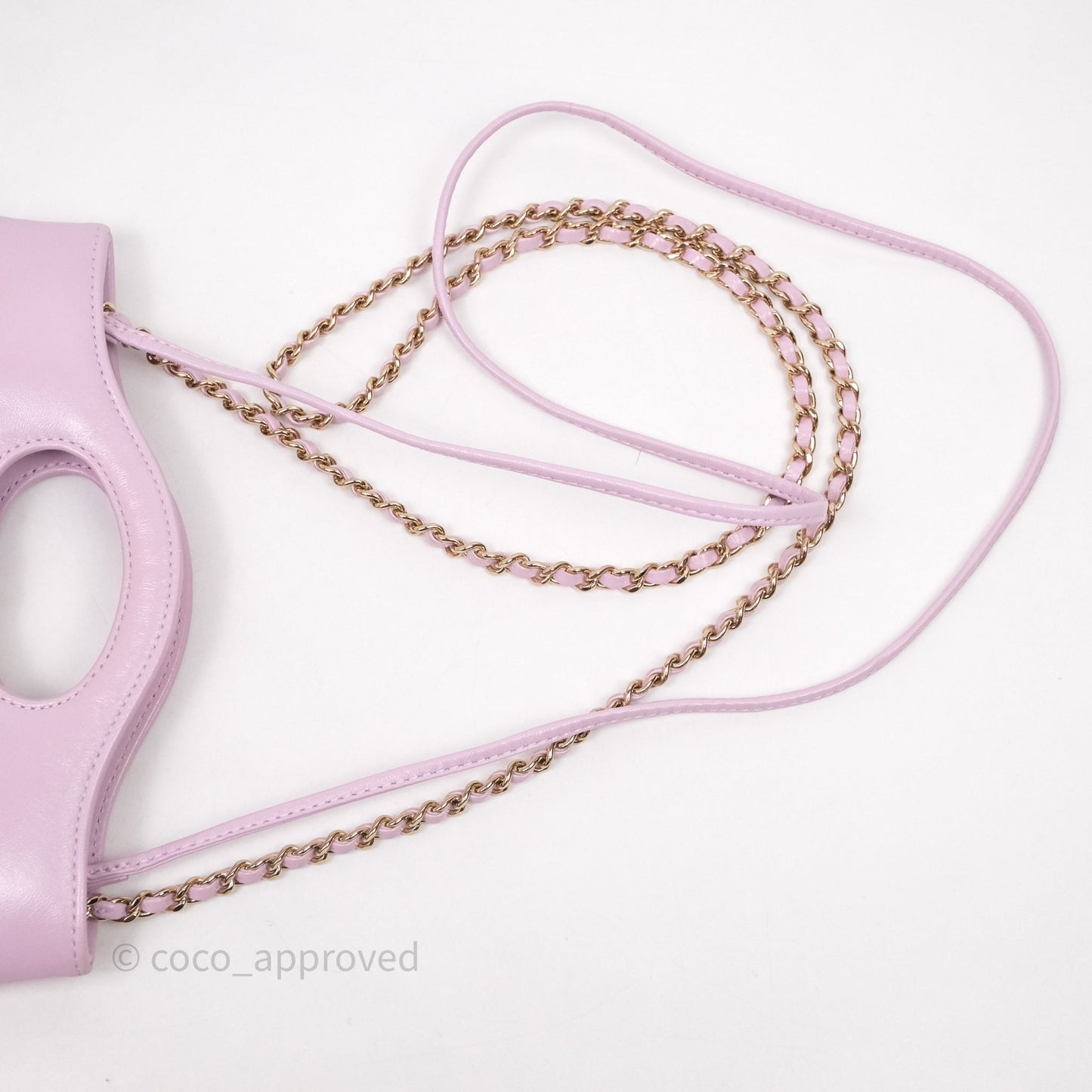 Chanel 31 Mini Lilac Shiny Lambskin Gold Hardware