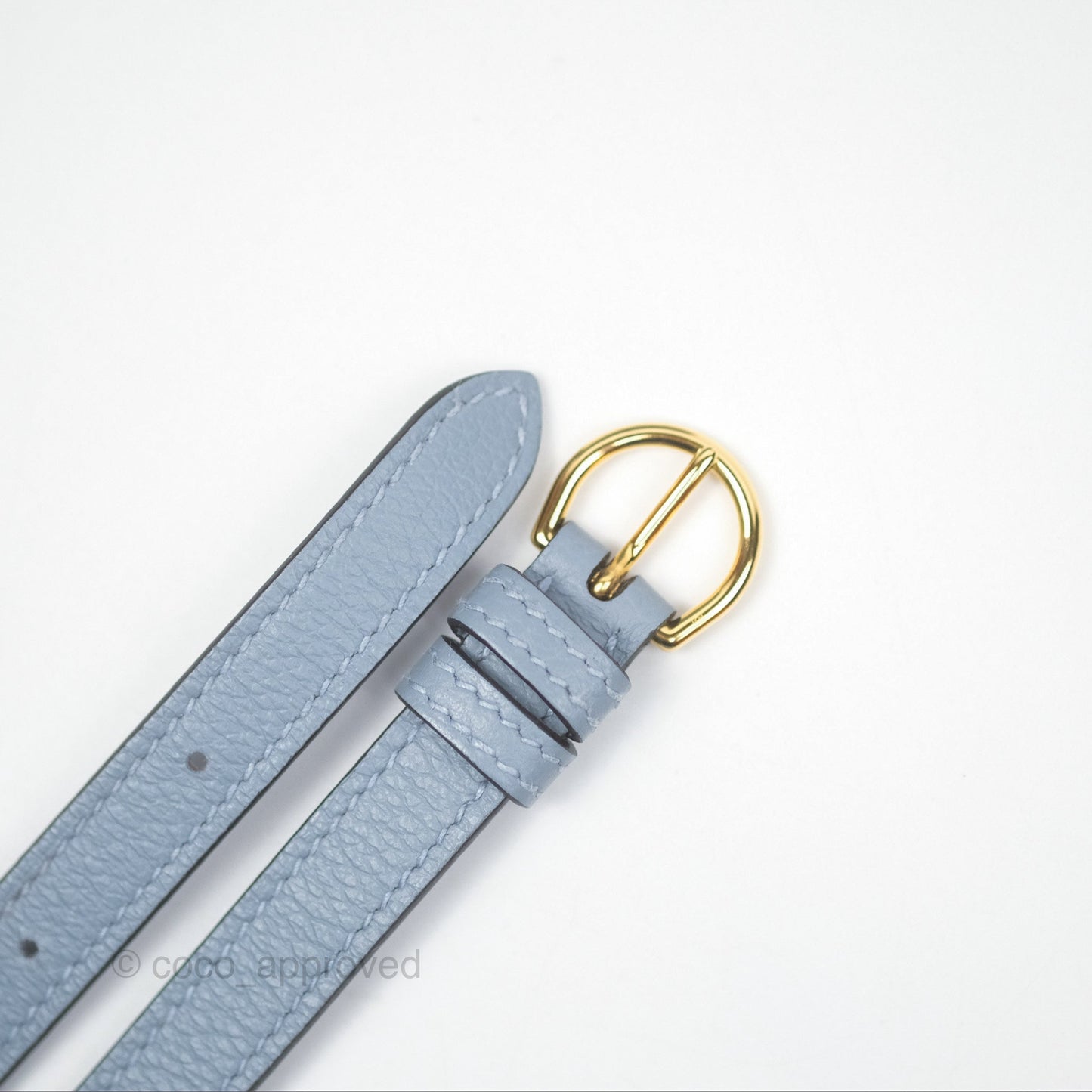 Hermès Kelly Danse II Bag Blue Lin J7 Evercolor Gold Hardware