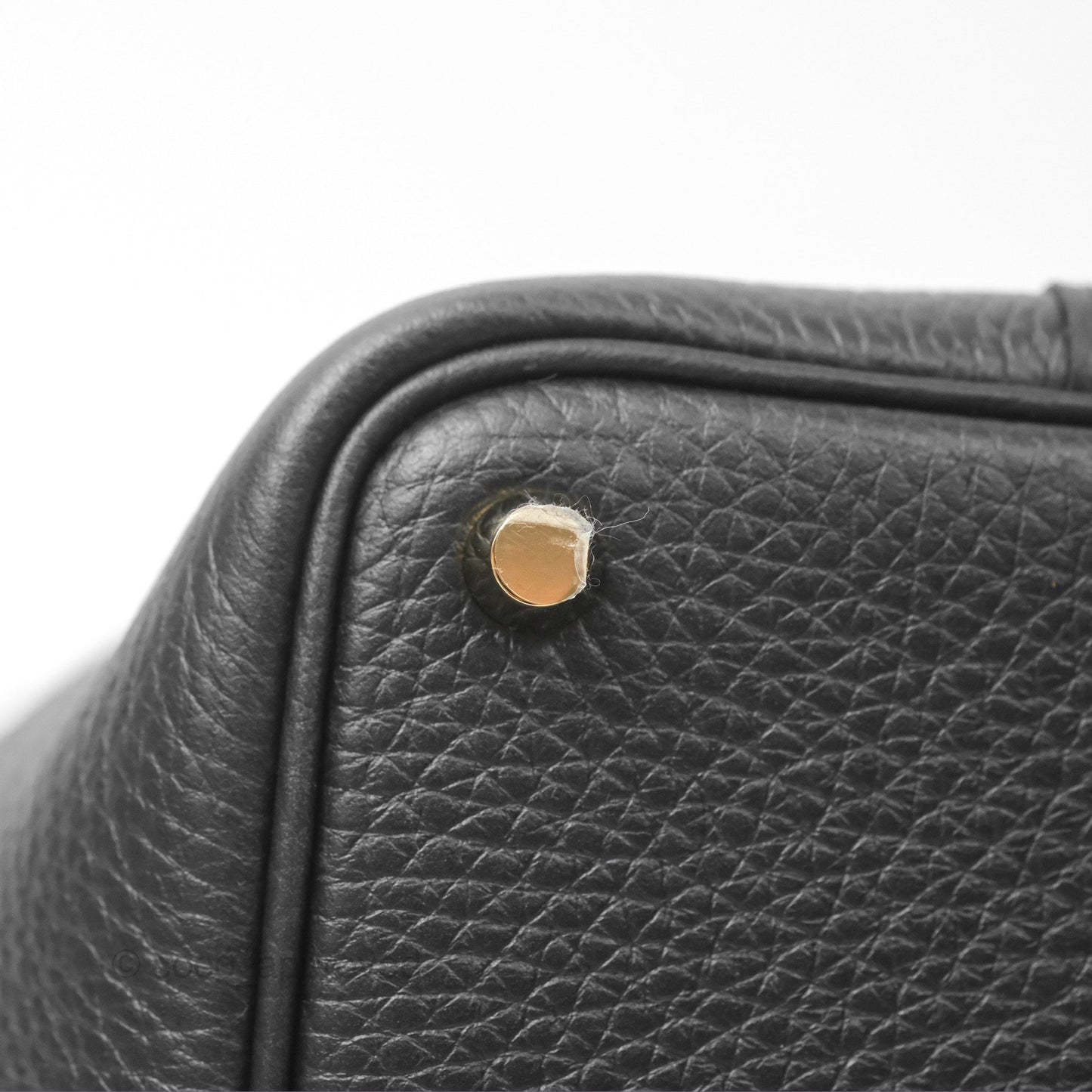 Hermès Picotin Lock 18 Black Clemence Gold Hardware