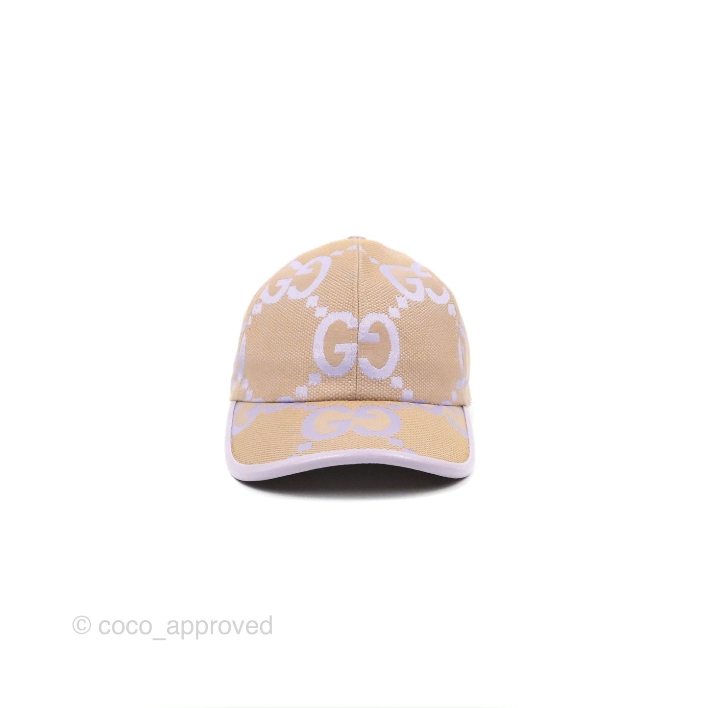 Gucci Jumbo GG Canvas Baseball Hat Lilac