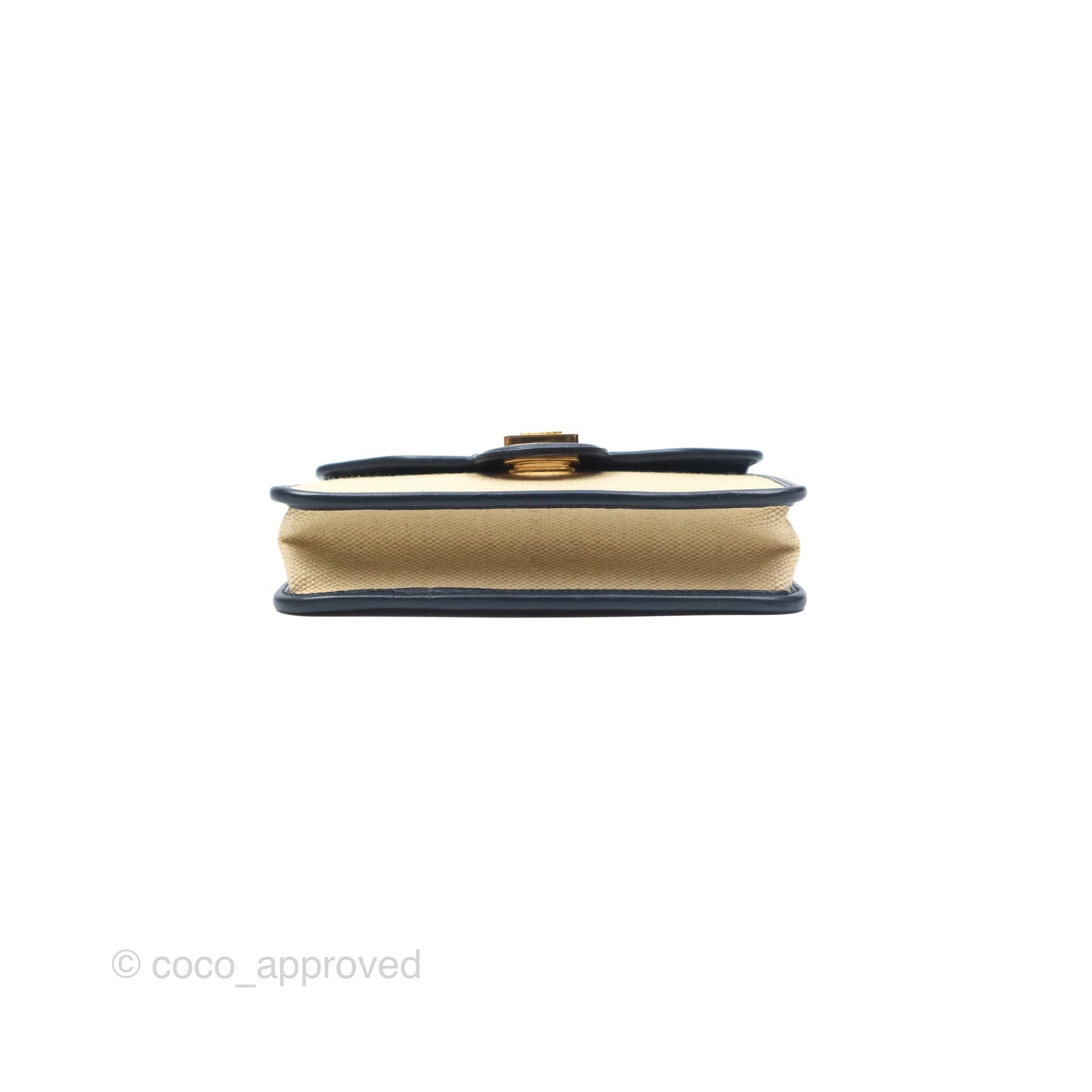 Celine Sulky Clutch Beige Gold Hardware