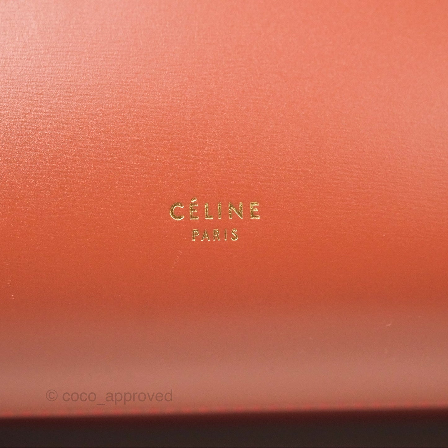 Celine Micro Belt Bag Terracotta Smooth Leather Gold Hardware