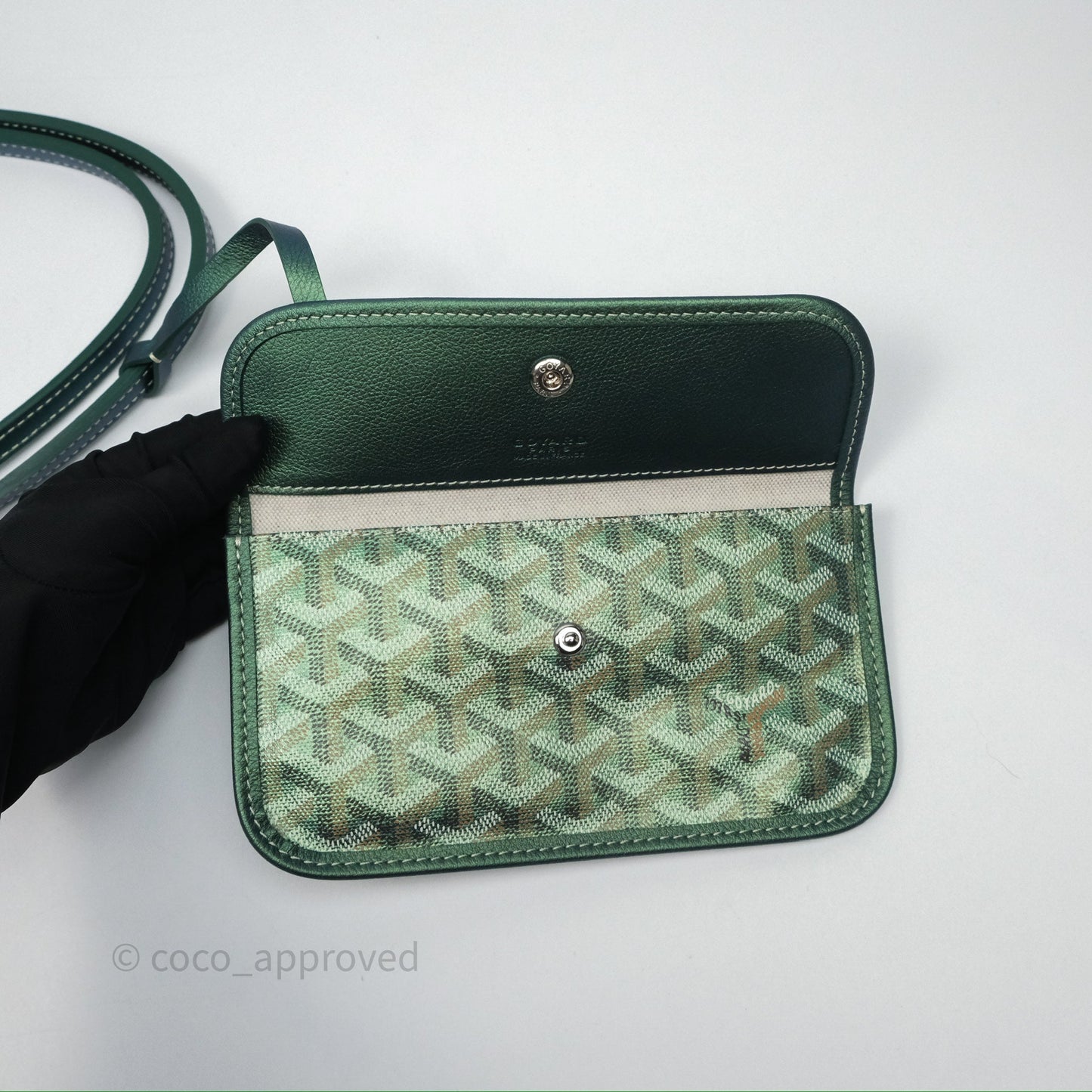 Goyard St. Louis Tote GM Pearly Green