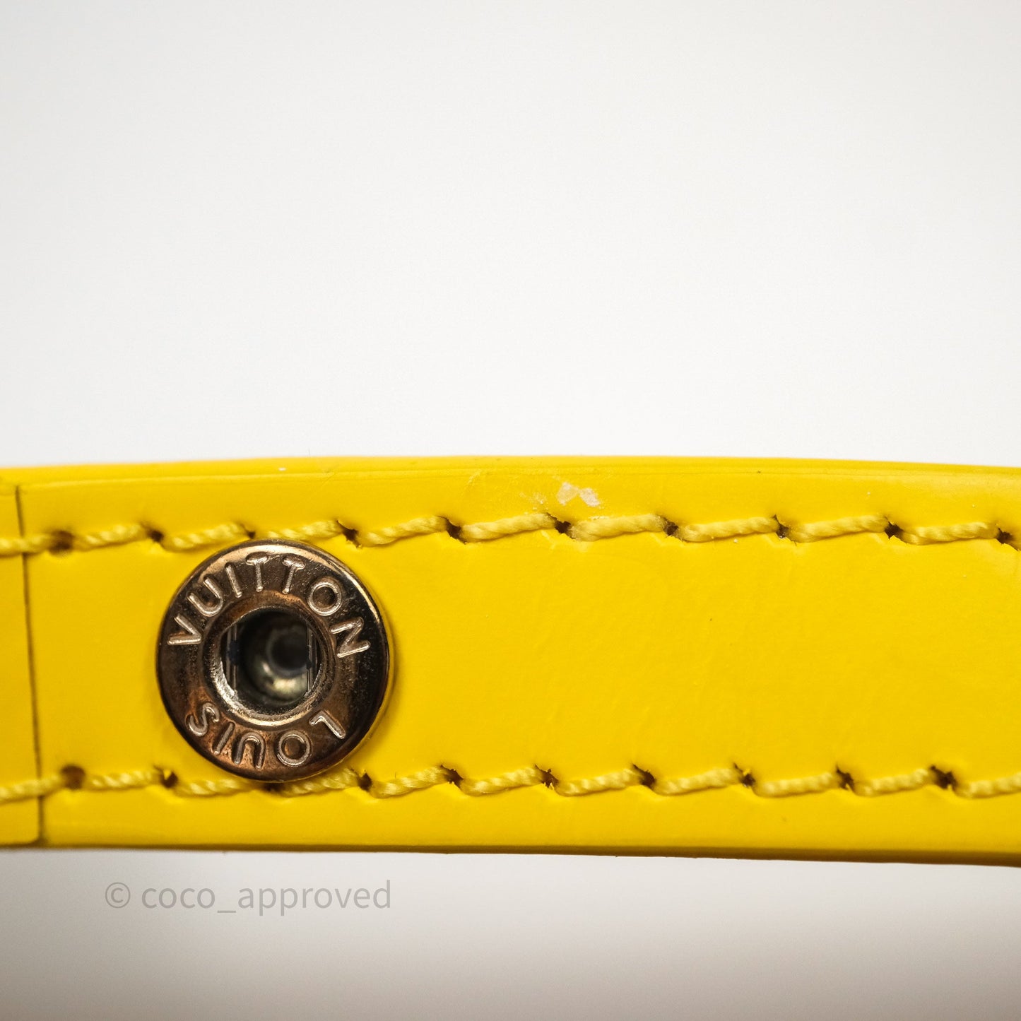 Louis Vuitton x Yayoi Kusama Epi Marellini Bag Infinity Dots Yellow Silver Hardware