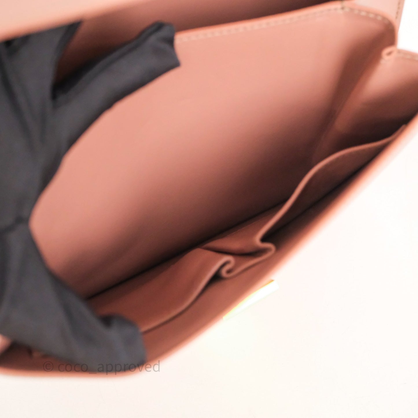 Celine Rose Box Medium Calfskin Bag Gold Hardware
