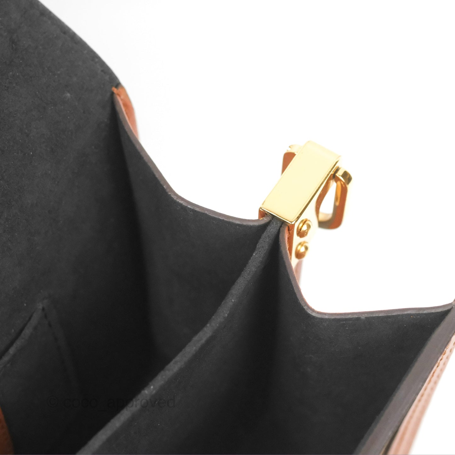 Louis Vuitton Mini Dauphine Monogram Tan Calfskin